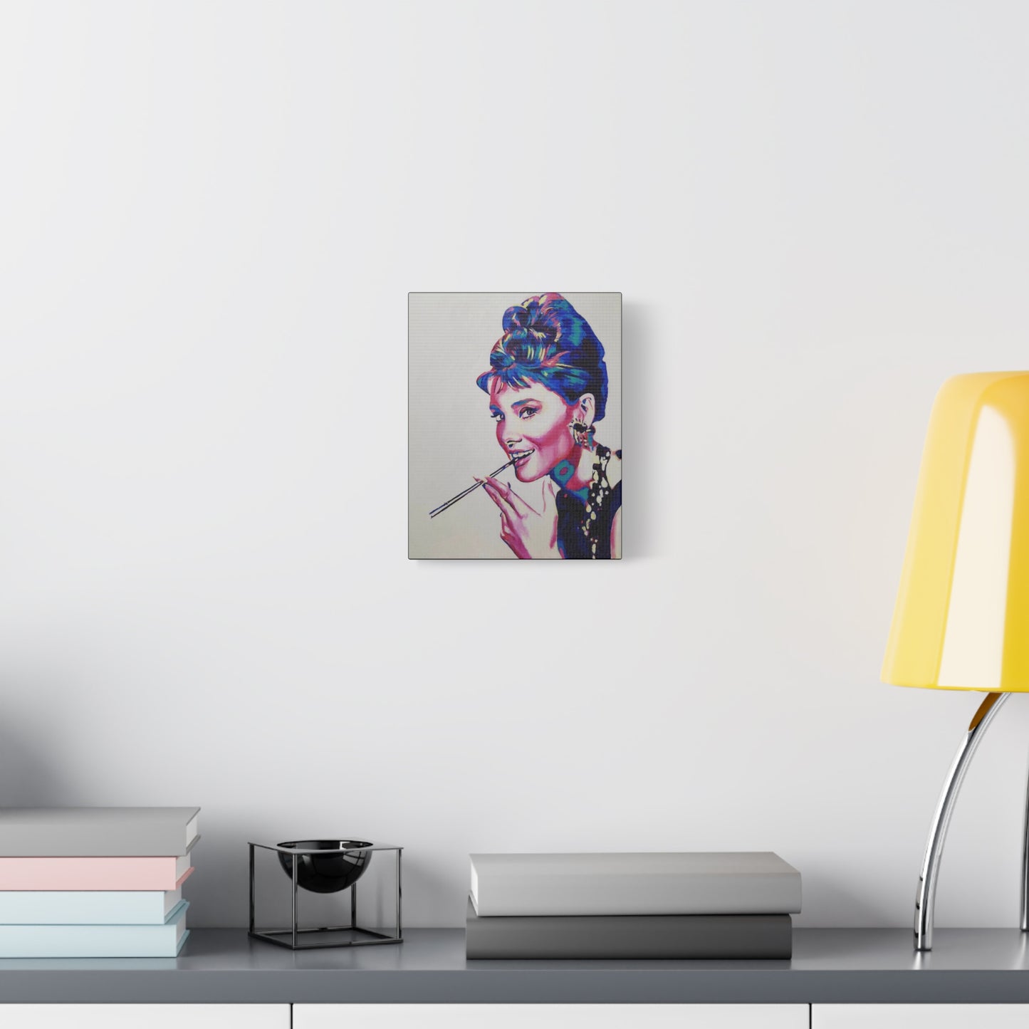 "Audrey Hepburn, Breakfast at Tiffany's" Canvas Print