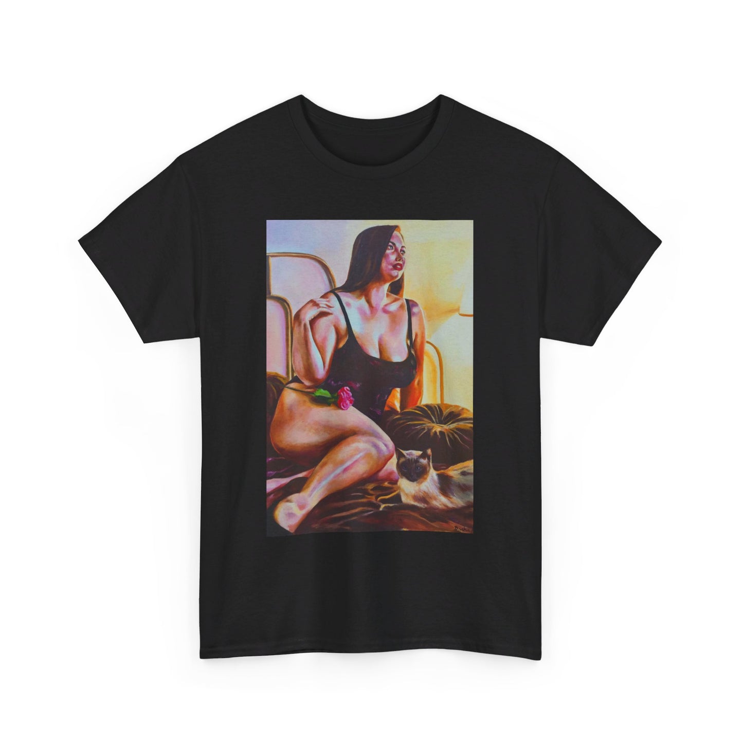 Camiseta unisex de algodón grueso "Siamese"