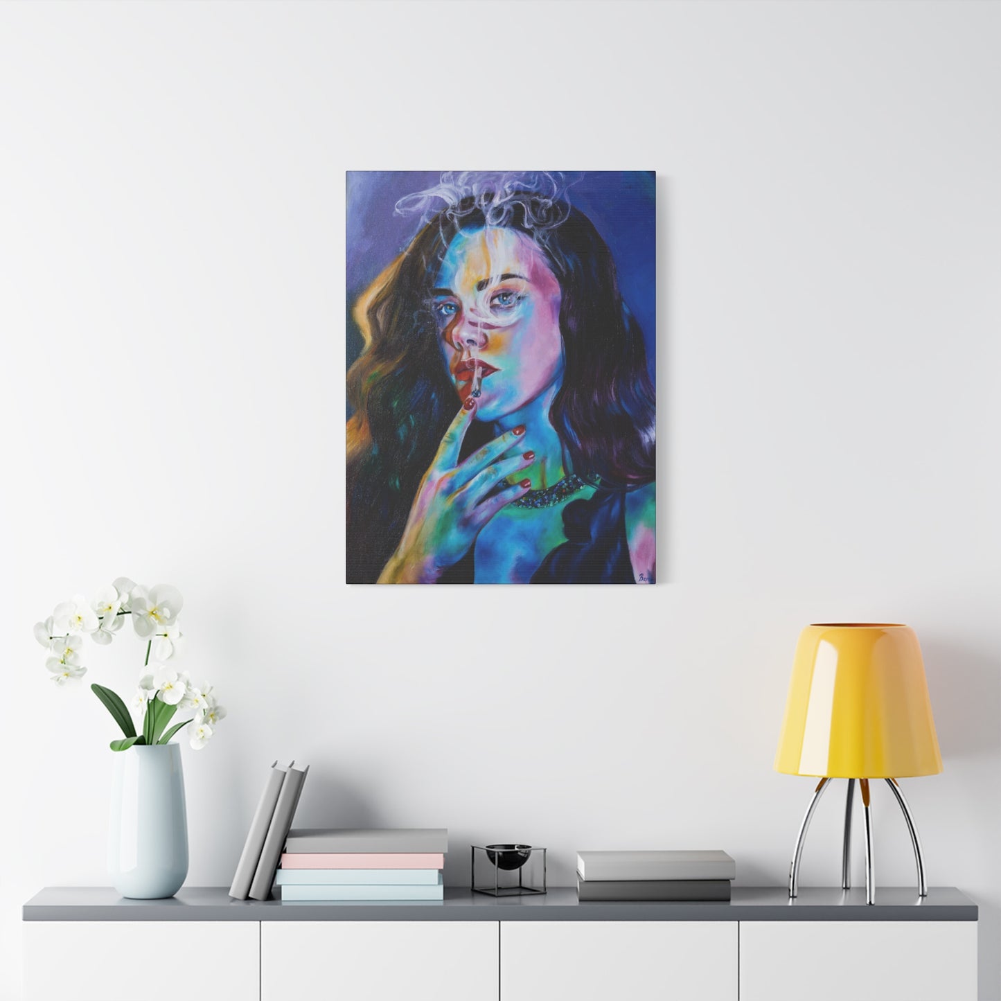 "Smoke" Canvas Print