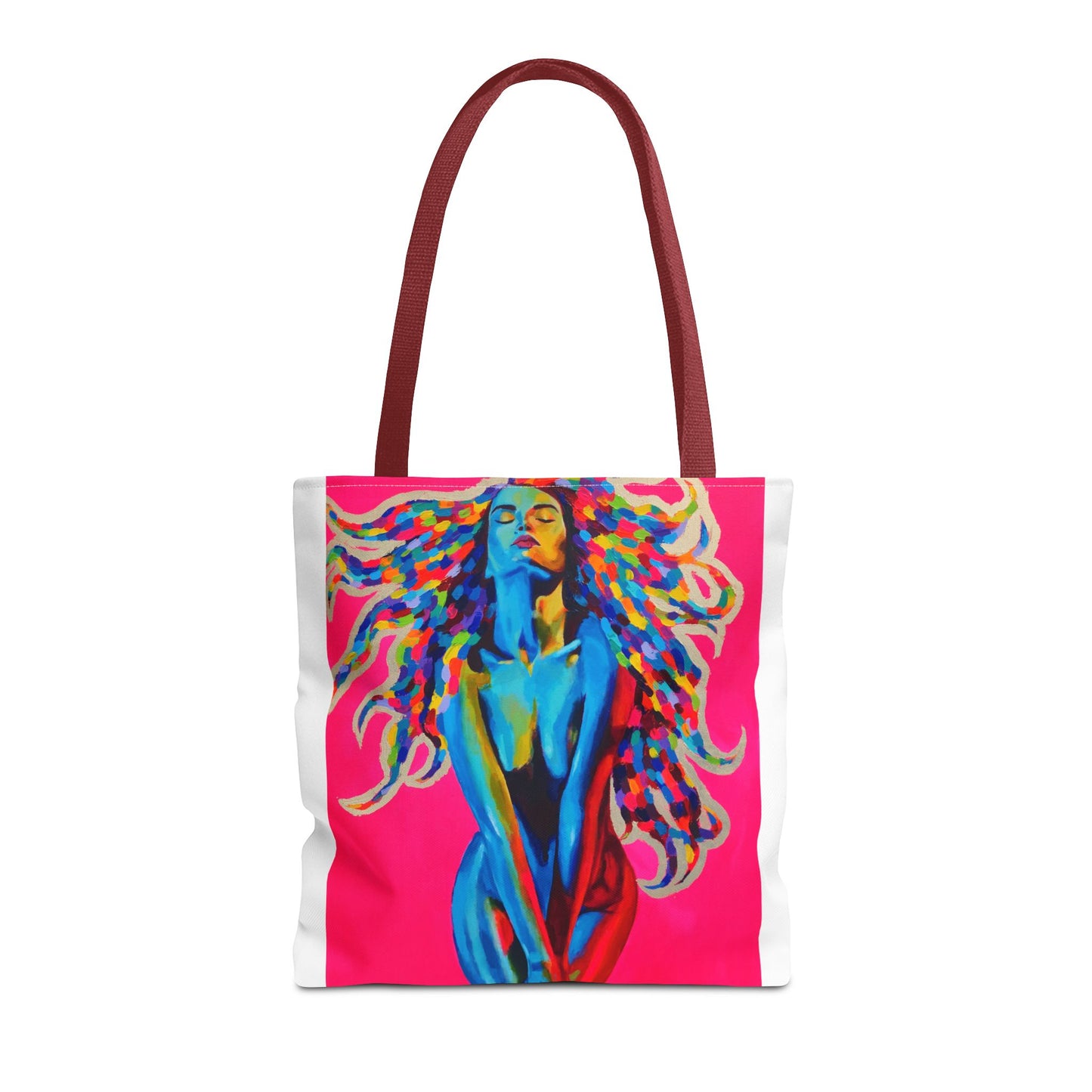 Vibrant "Medusa" Art Tote Bag - Colorful Design for Everyday Use