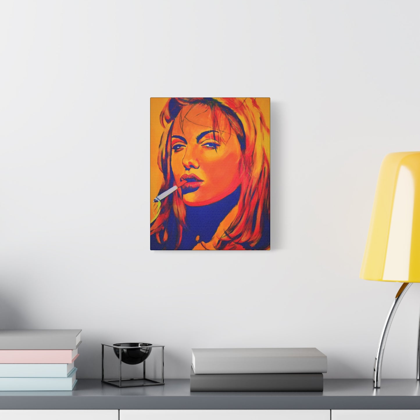 "Angelina Jolie Girl, Interrupted" Canvas Print