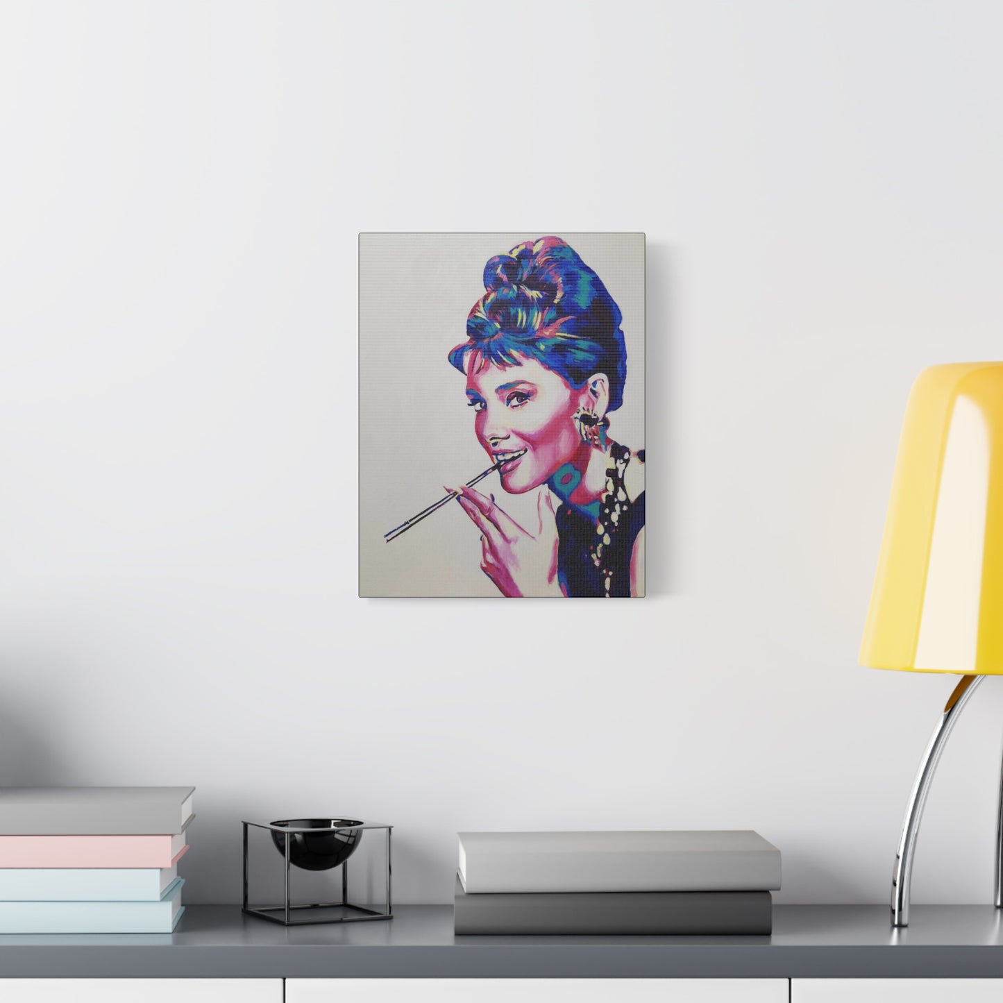 "Audrey Hepburn, Breakfast at Tiffany's" Canvas Print