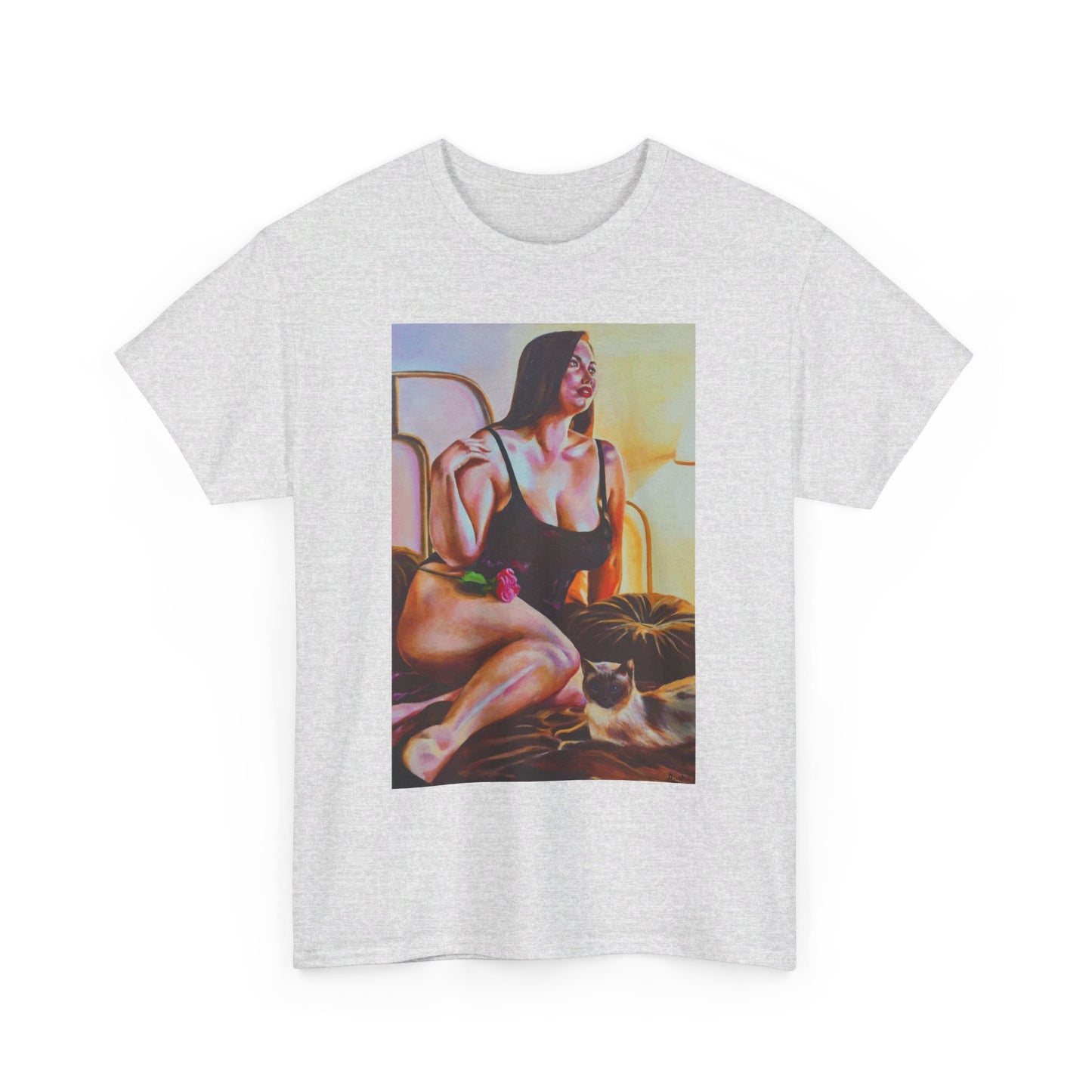 Camiseta unisex de algodón grueso "Siamese"
