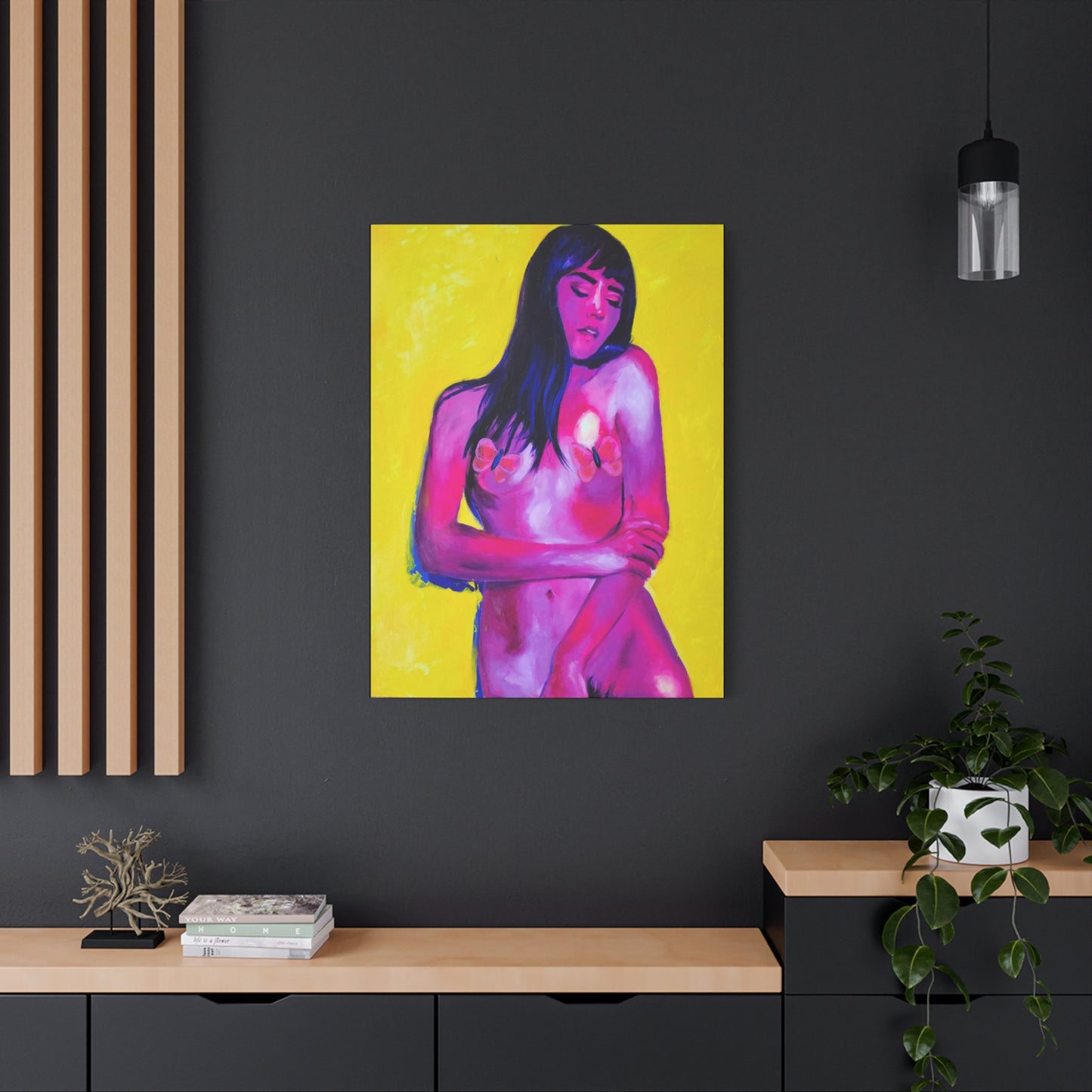 "Sweet Pleasure" - Stretched Canvas Print Wall Art