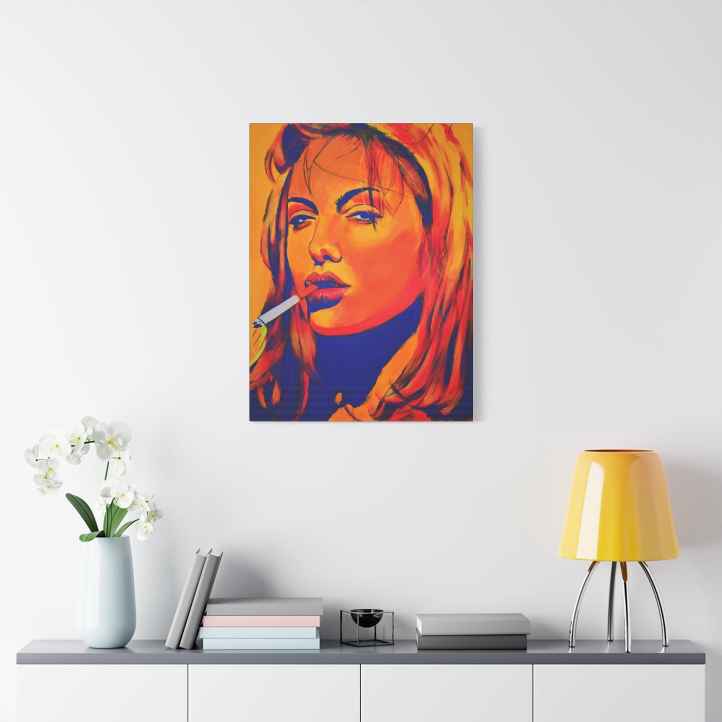 "Angelina Jolie Girl, Interrupted" Canvas Print