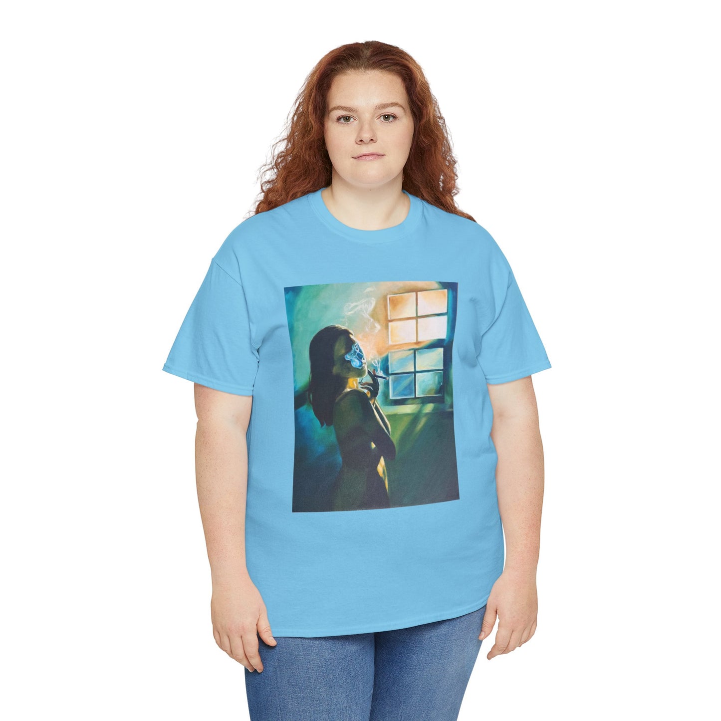 "Green Smoke" Unisex Heavy Cotton Tee