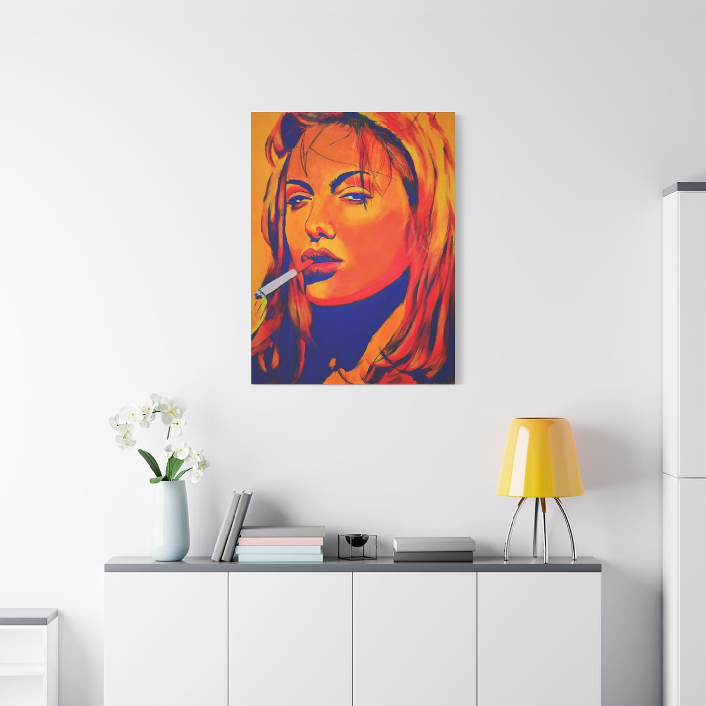 "Angelina Jolie Girl, Interrupted" Canvas Print