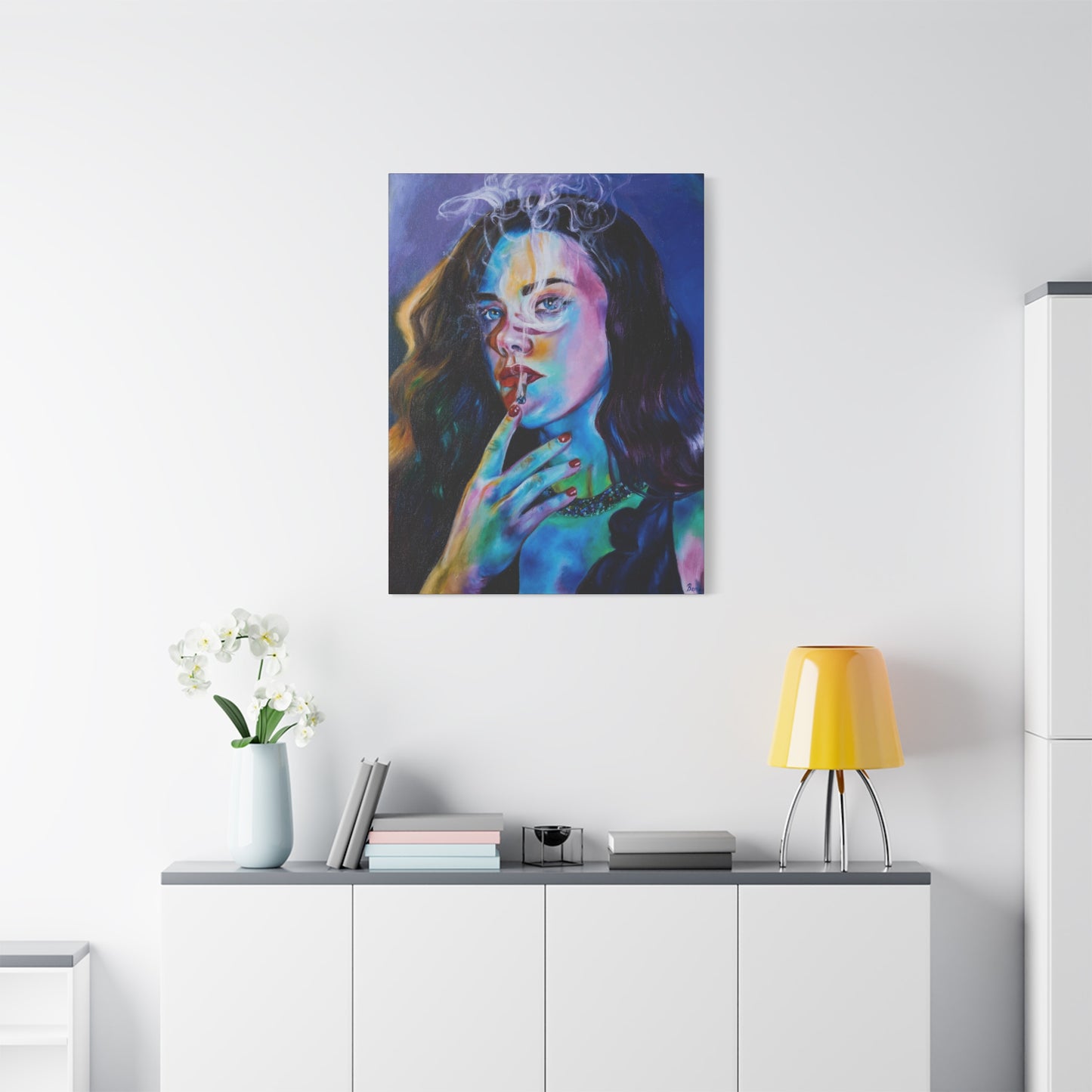 "Smoke" Canvas Print