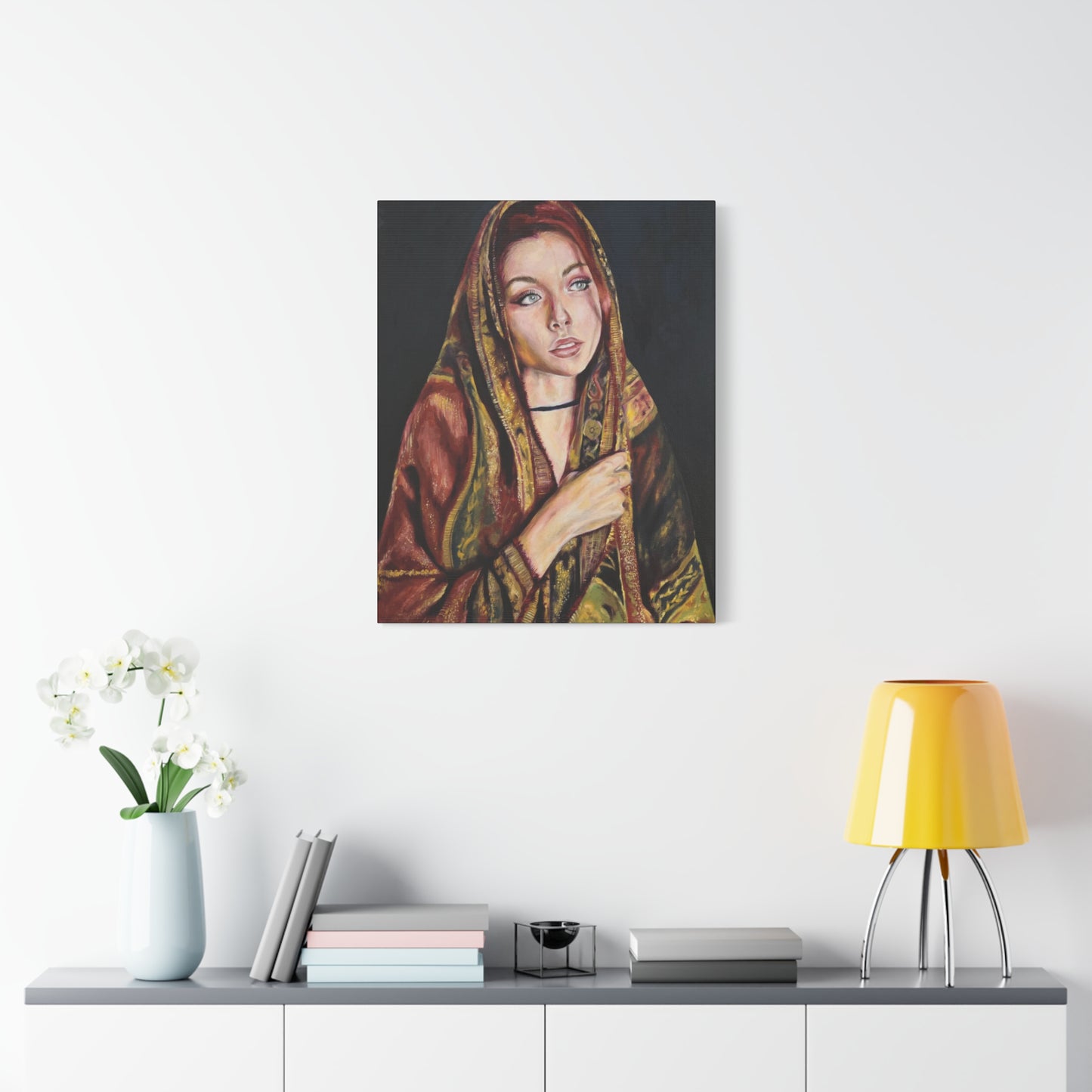 "Black Rose" Canvas Print