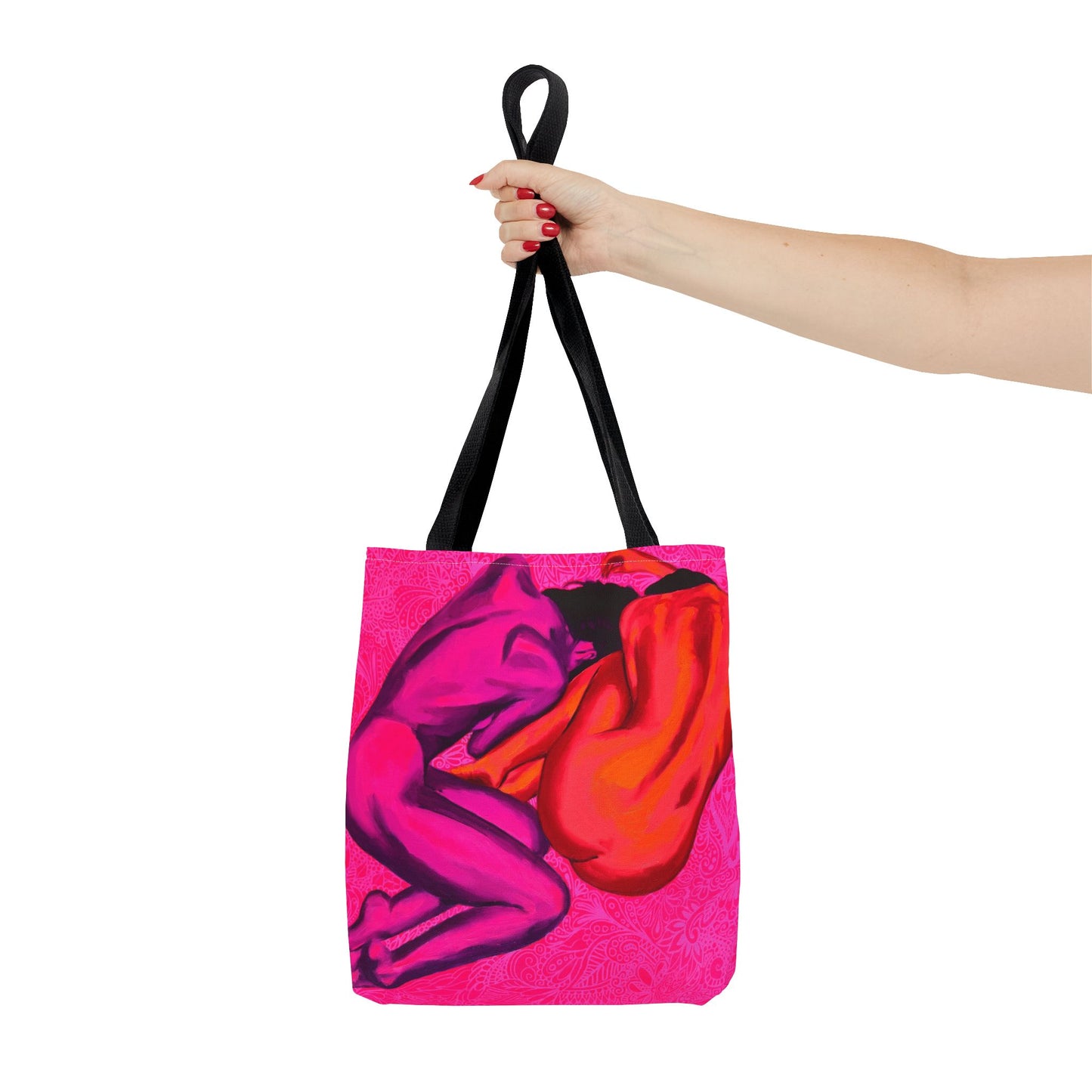 Vibrant "Yin Yang" Art Tote Bag - Colorful Design for Everyday Use