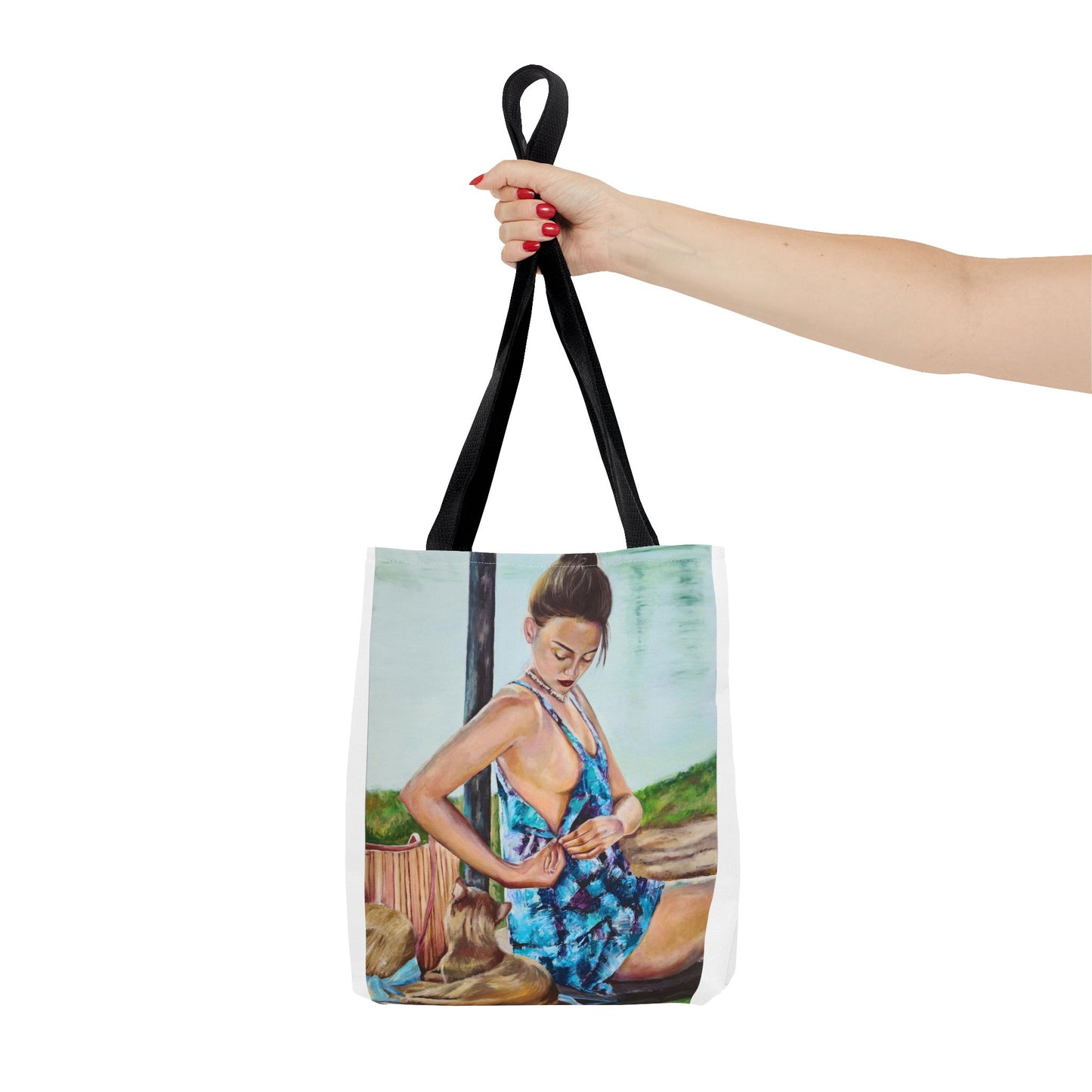 Vibrant "Summer Day" Art Tote Bag - Colorful Design for Everyday Use