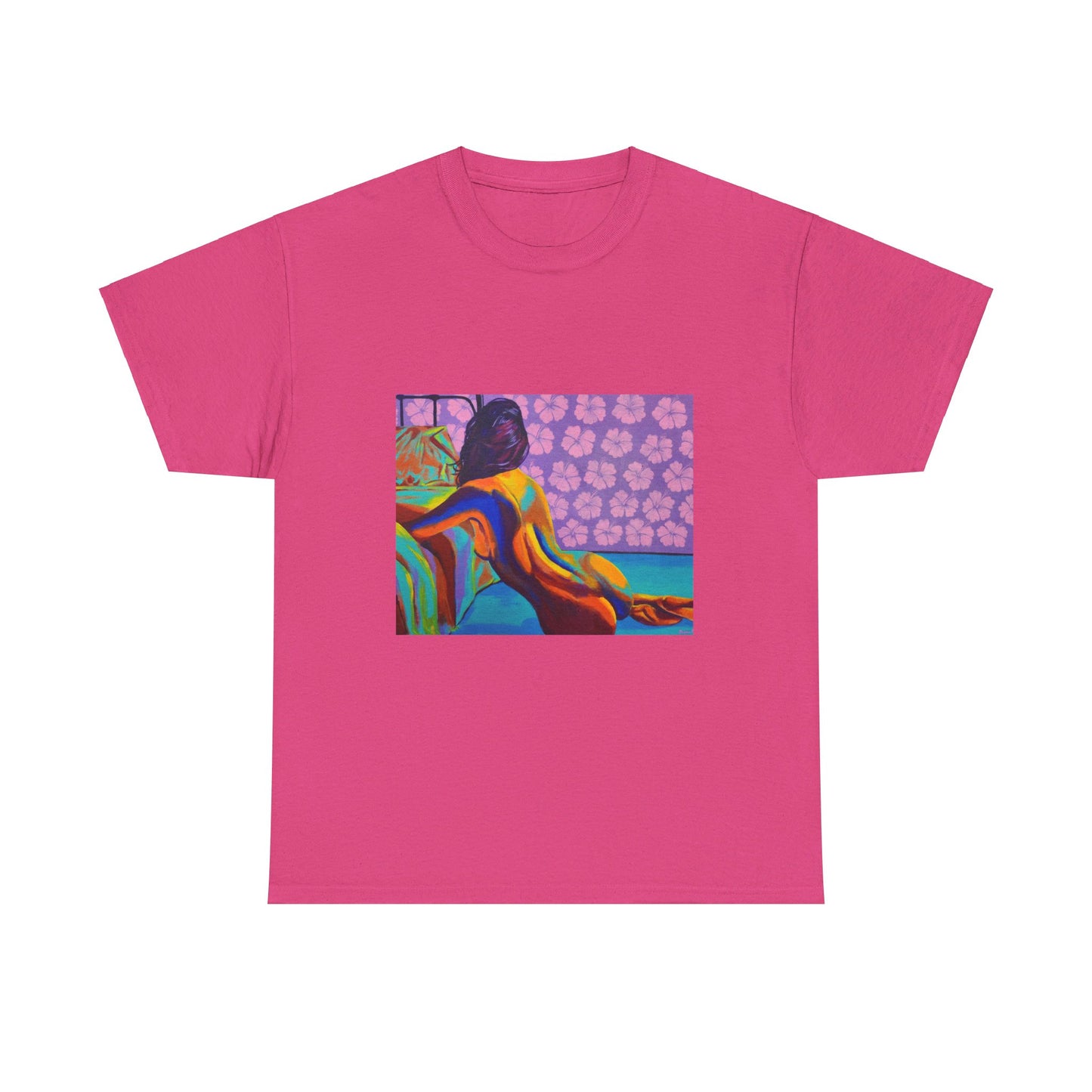 Camiseta unisex de algodón grueso "Hibiscus"