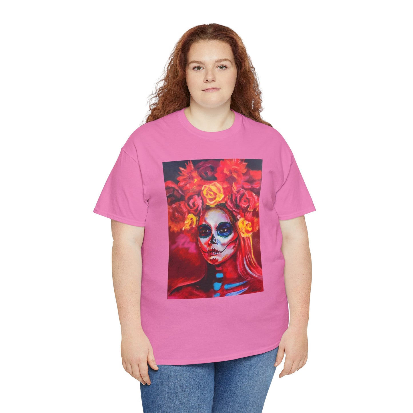 "Floral Fiesta" Unisex Heavy Cotton Tee