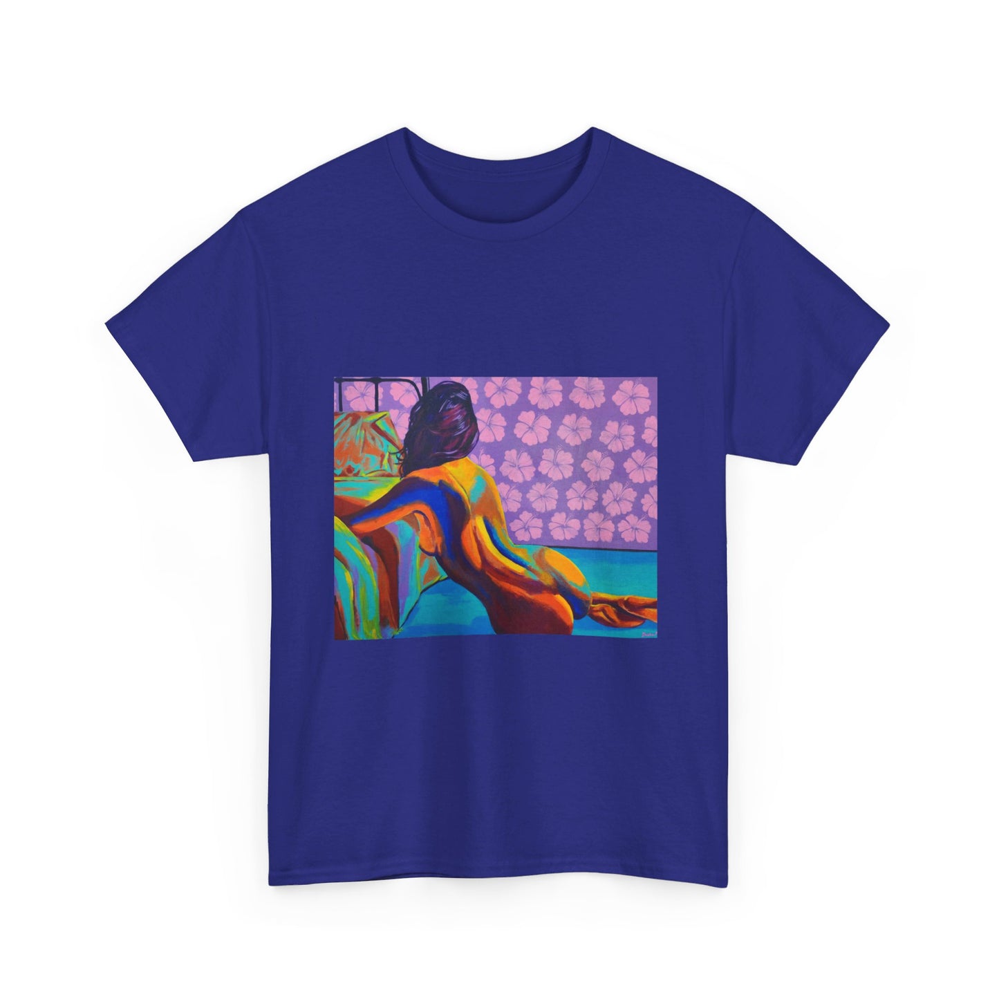 Camiseta unisex de algodón grueso "Hibiscus"