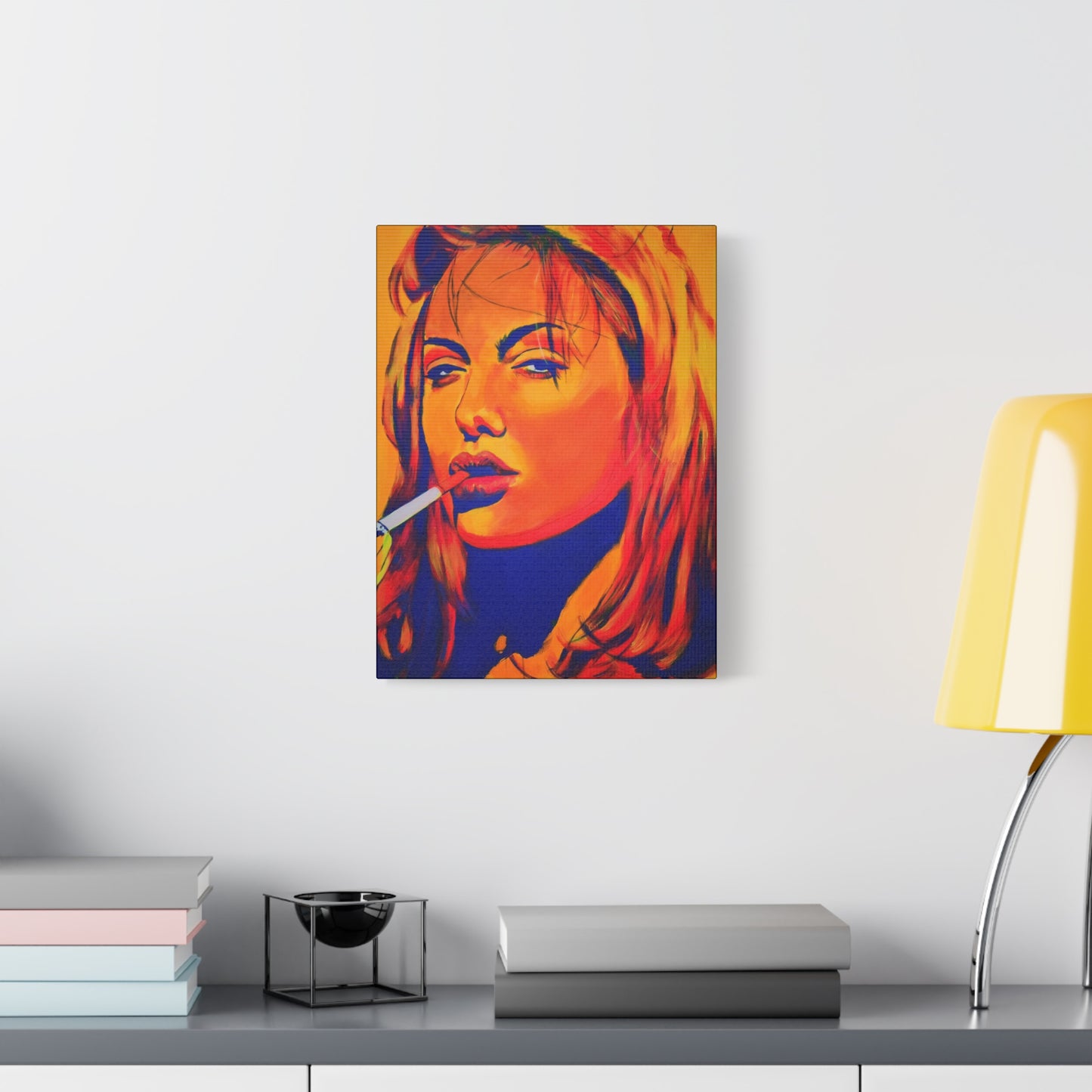 "Angelina Jolie Girl, Interrupted" Canvas Print