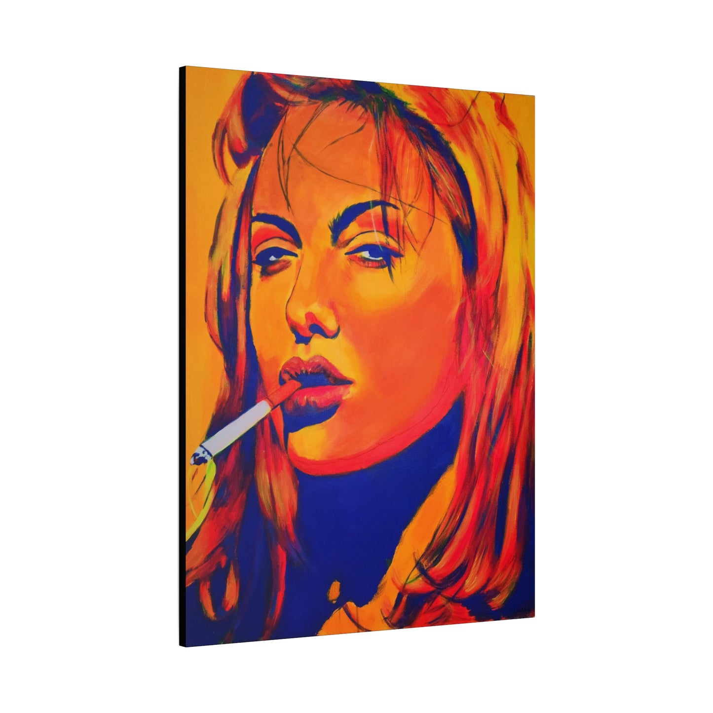 "Angelina Jolie Girl, Interrupted" Canvas Print