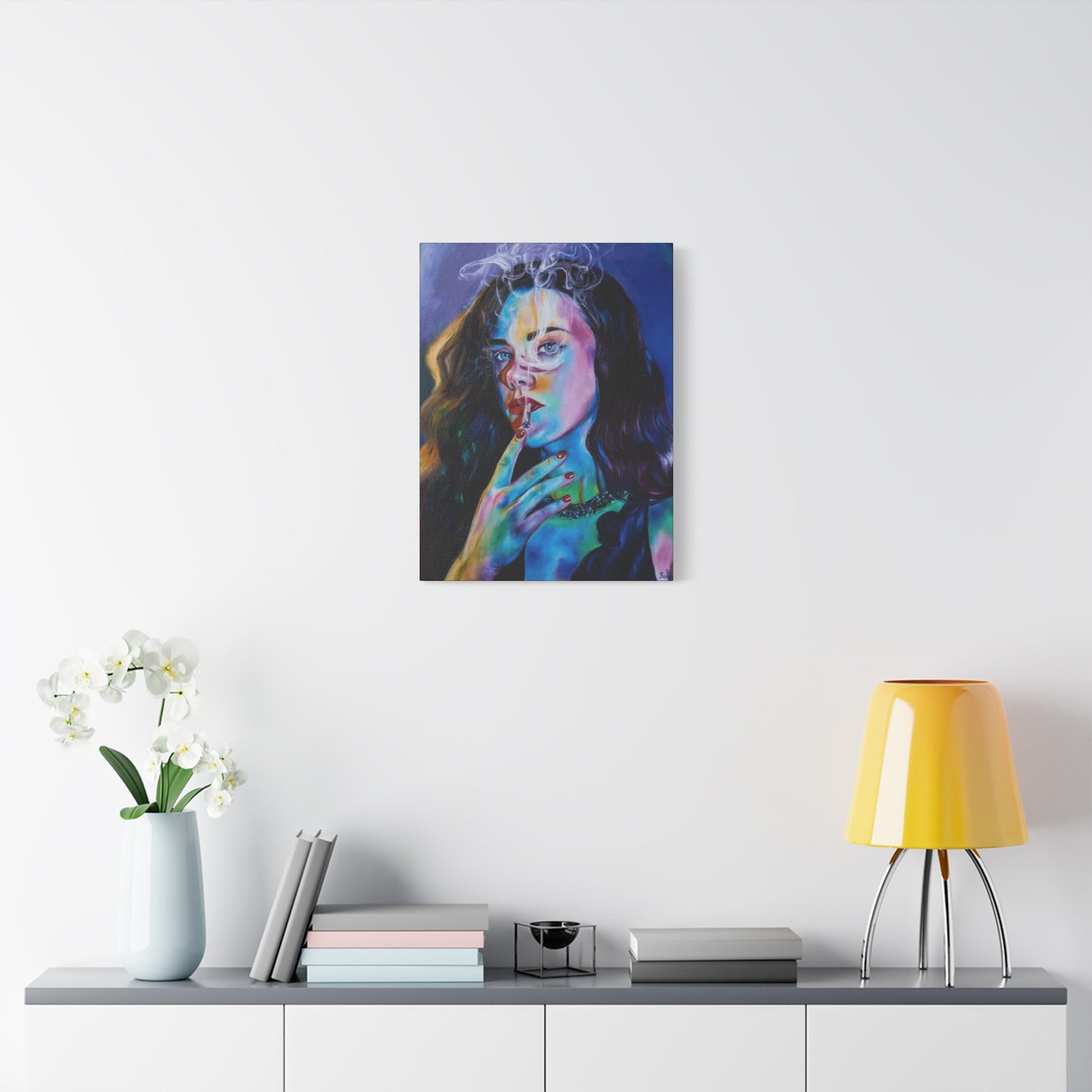 "Smoke" Canvas Print