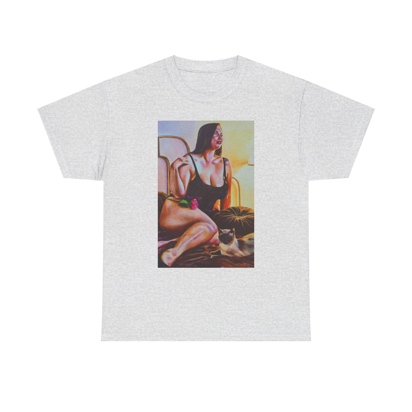 Camiseta unisex de algodón grueso "Siamese"