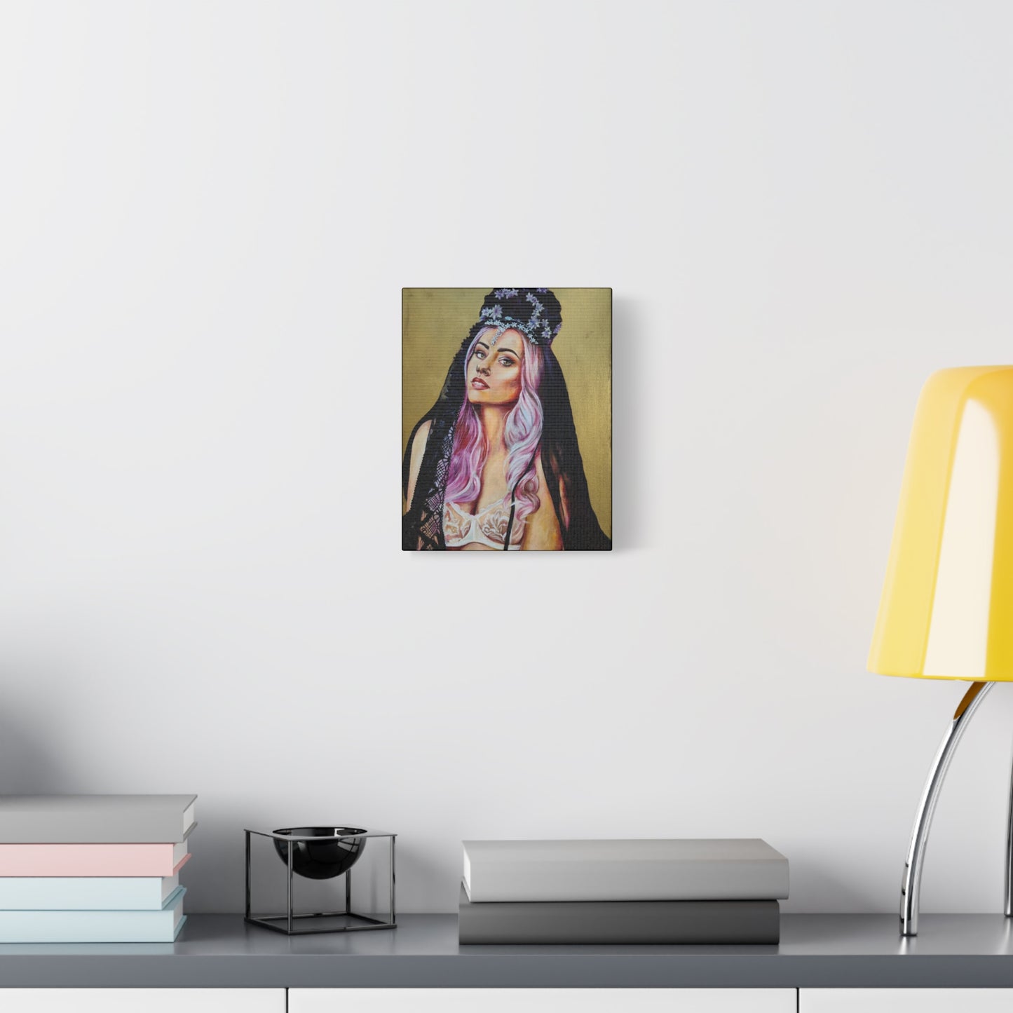 "Flower Crown" Canvas Print