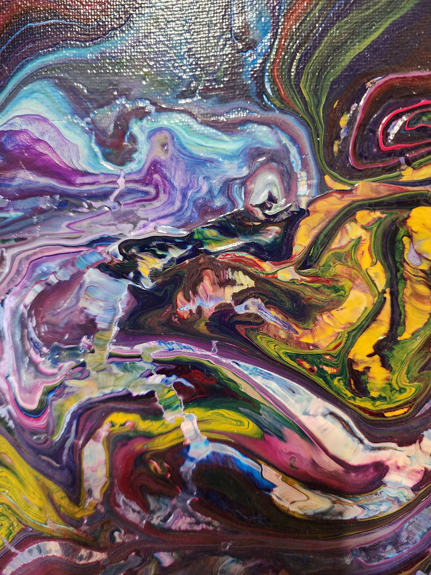 "Chaos Bloom" Originalgemälde