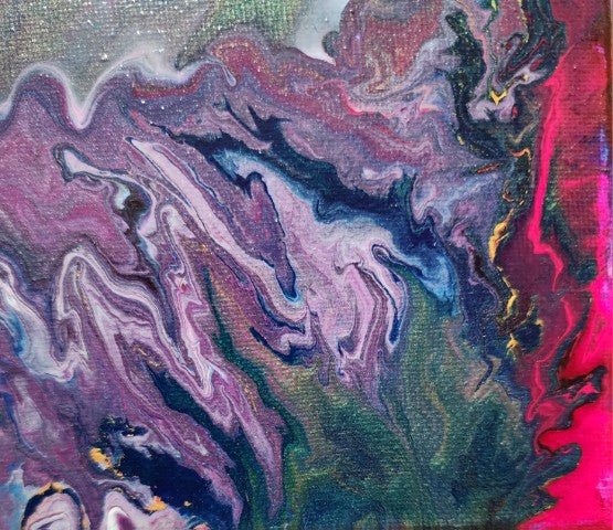 "Cosmic Bloom" Original Painting