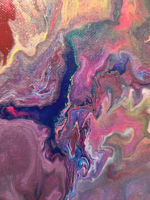"Cosmic Bloom" Original Painting