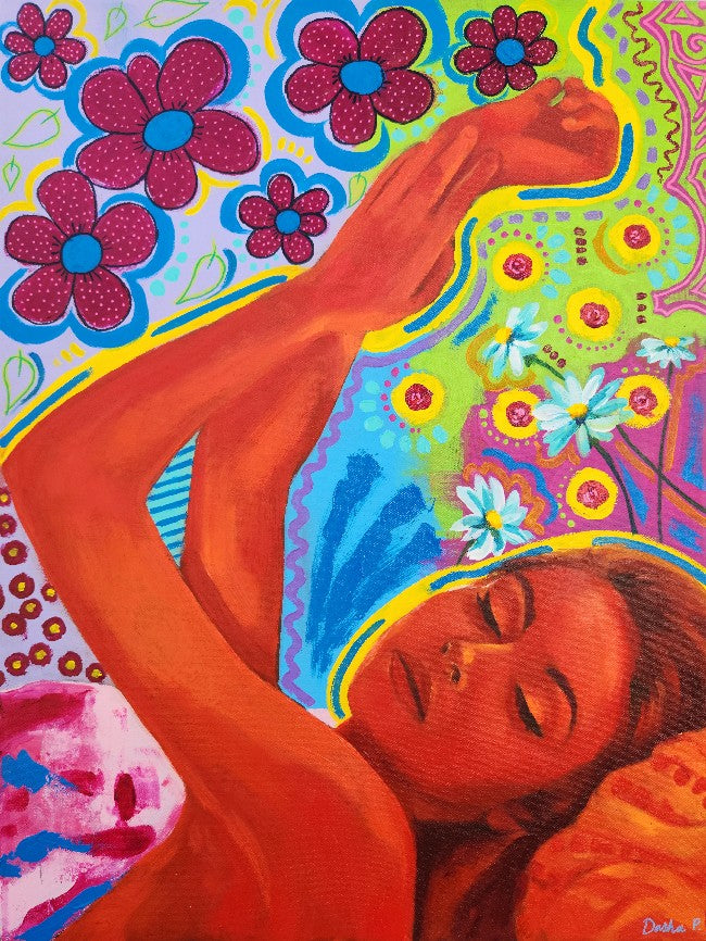 Pintura original "Soñando despierto"