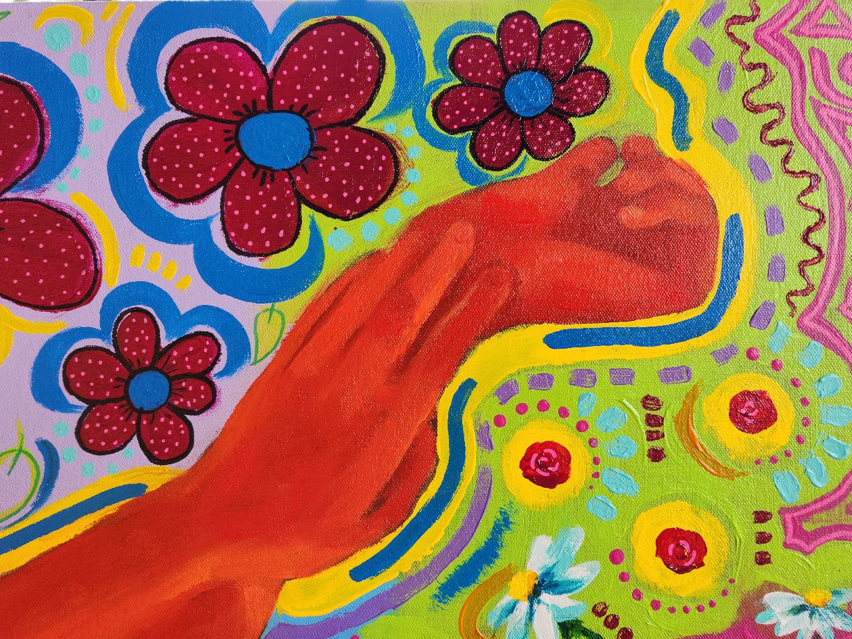 Pintura original "Soñando despierto"