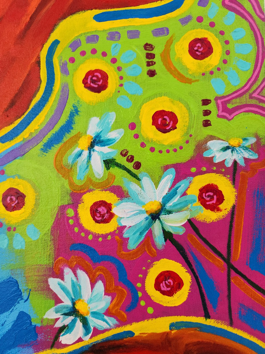 Pintura original "Soñando despierto"