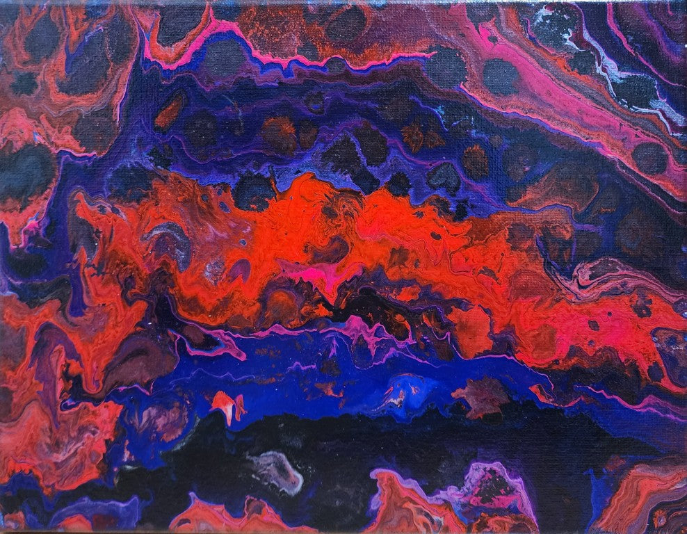 "Inferno's Edge" Original Painting