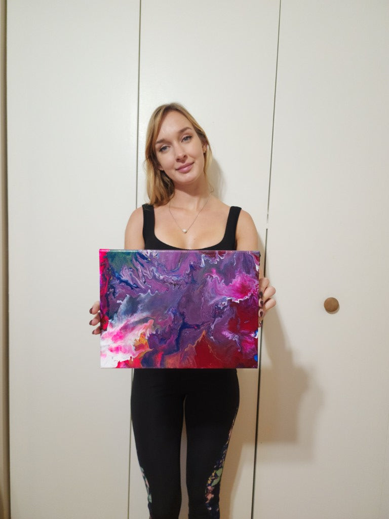 "Cosmic Bloom" Original Painting