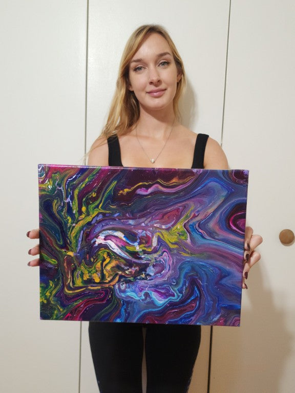 "Chaos Bloom" Originalgemälde
