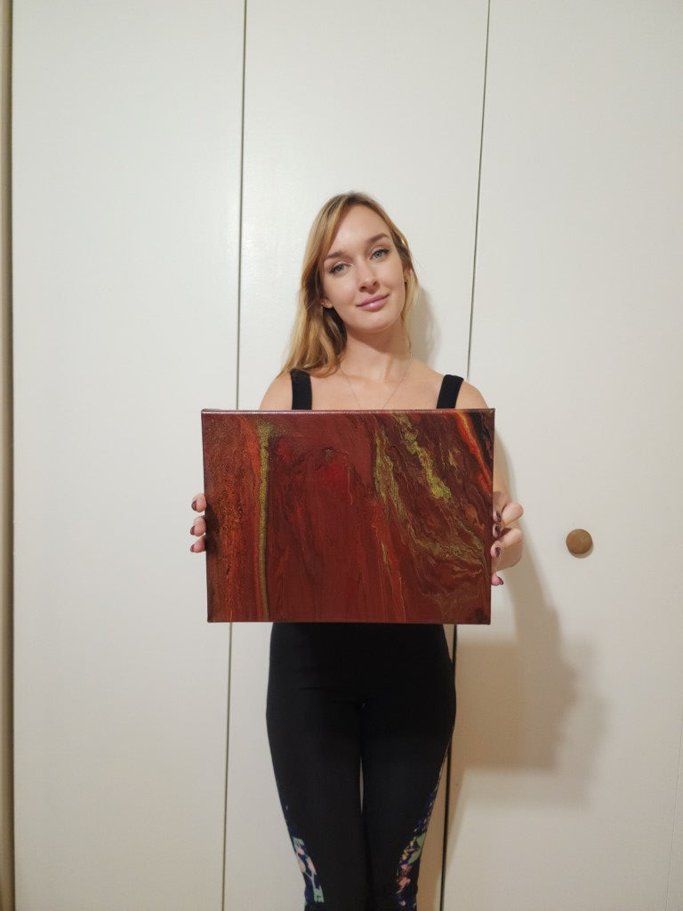 "Lava Flow #4" Original Painting