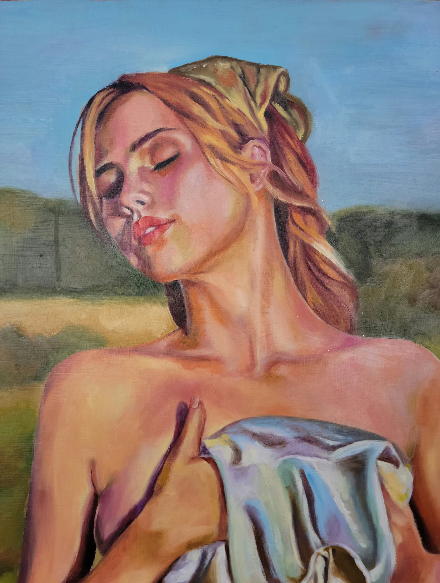 "Akt in der Natur" Originalgemälde