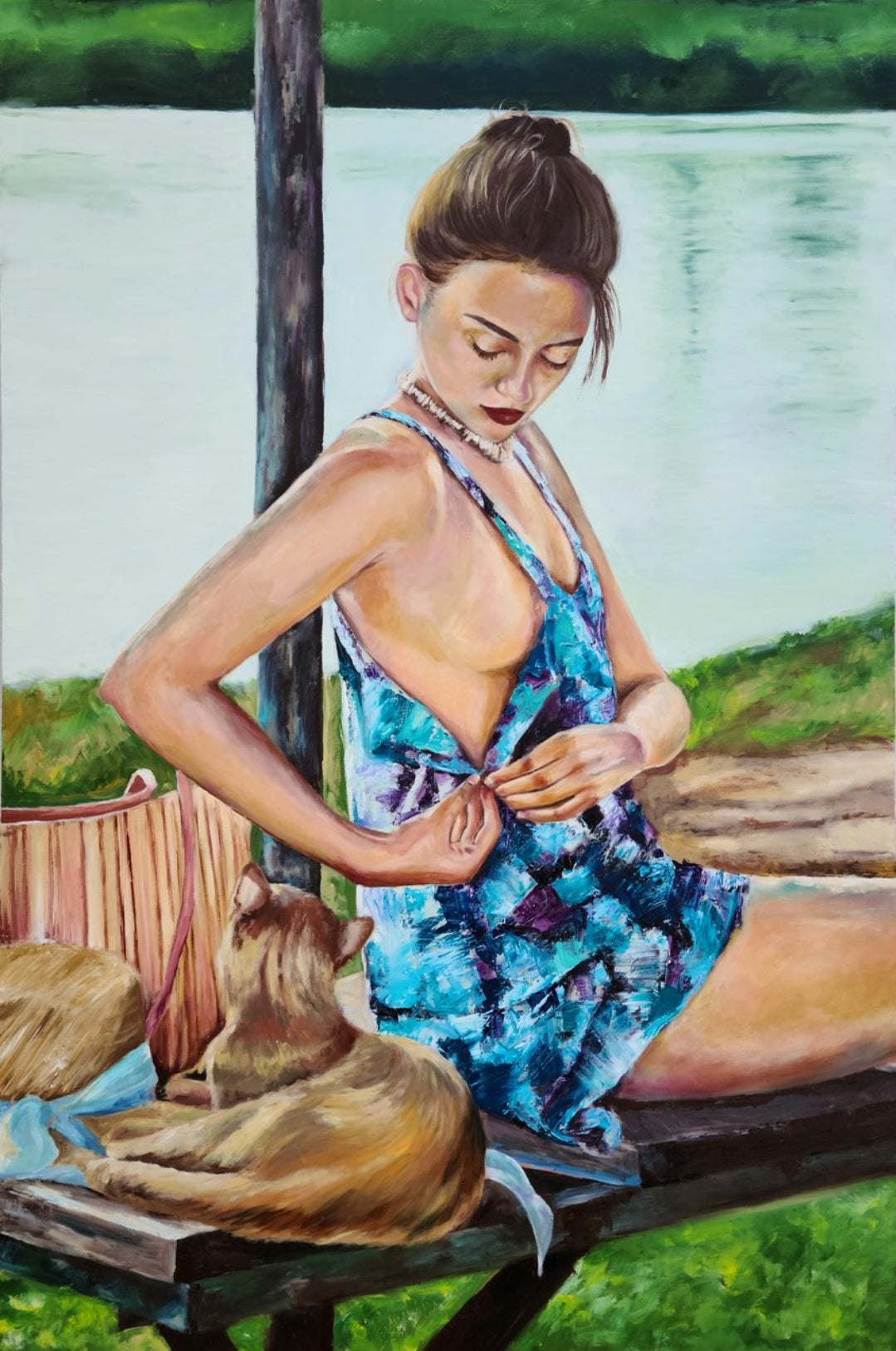 "Sommertag" Originalgemälde