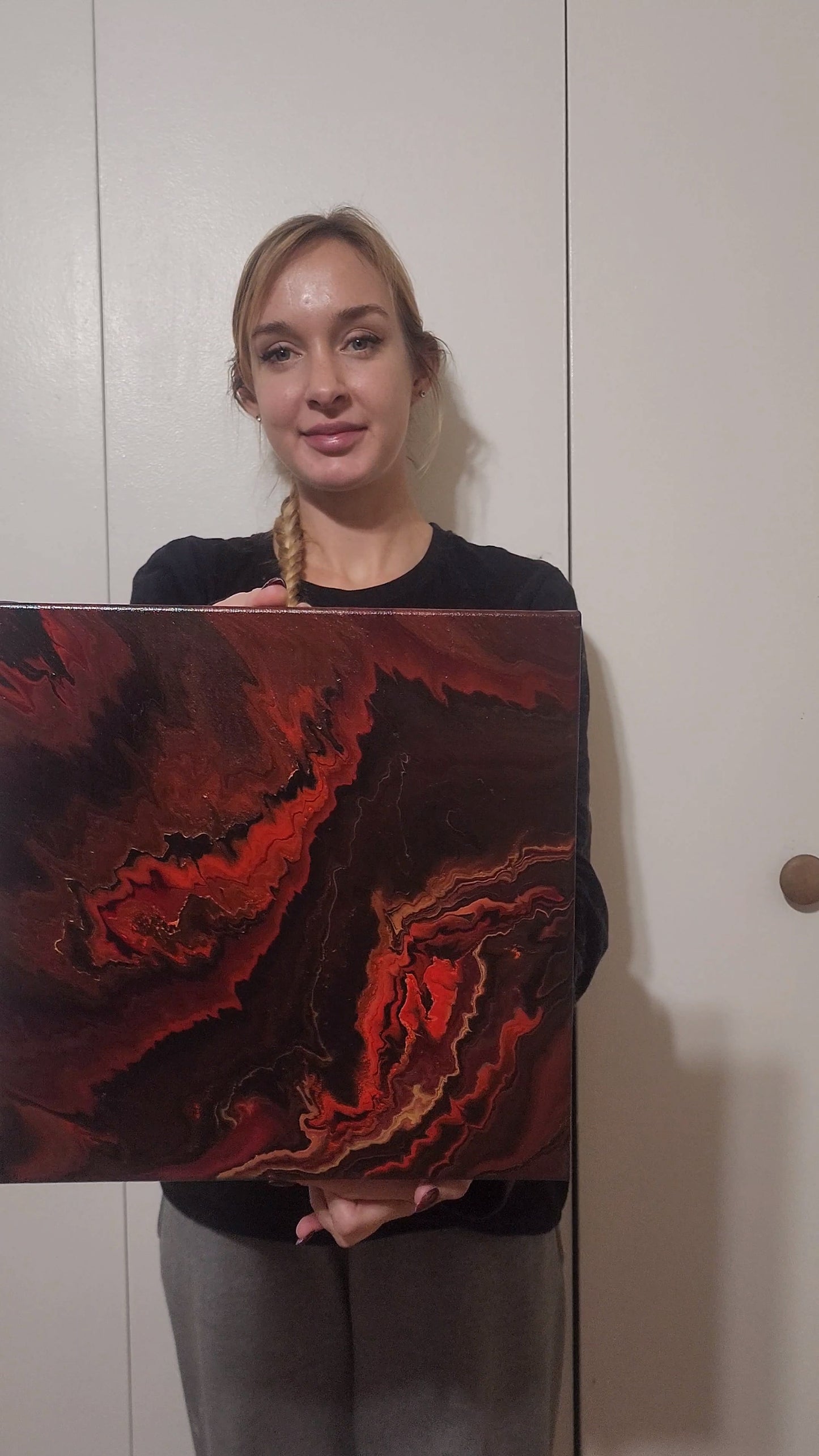 "Lava Flow #1" Original Painting