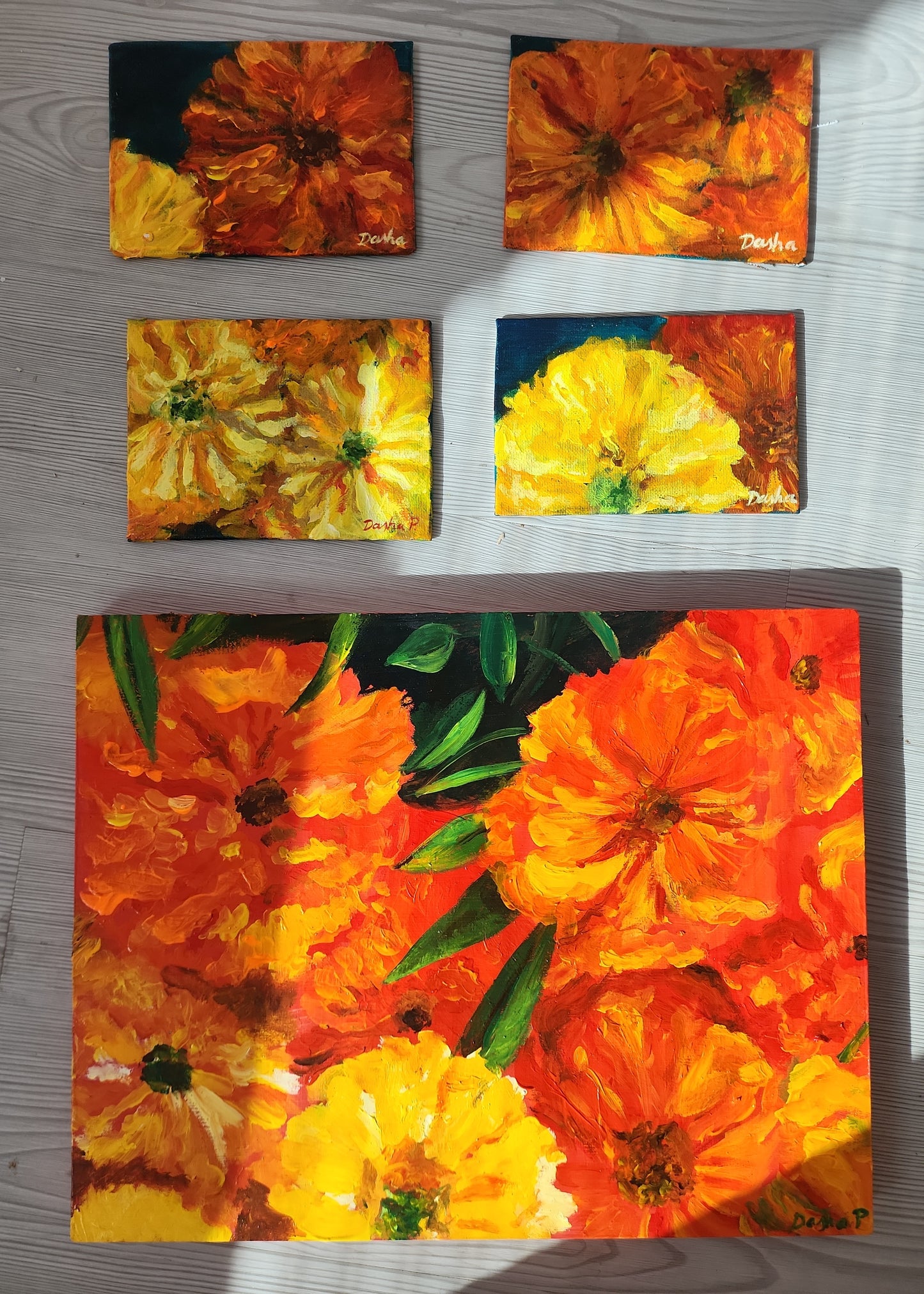 Cempasuchil Mini #3 (Yellow Marigolds)