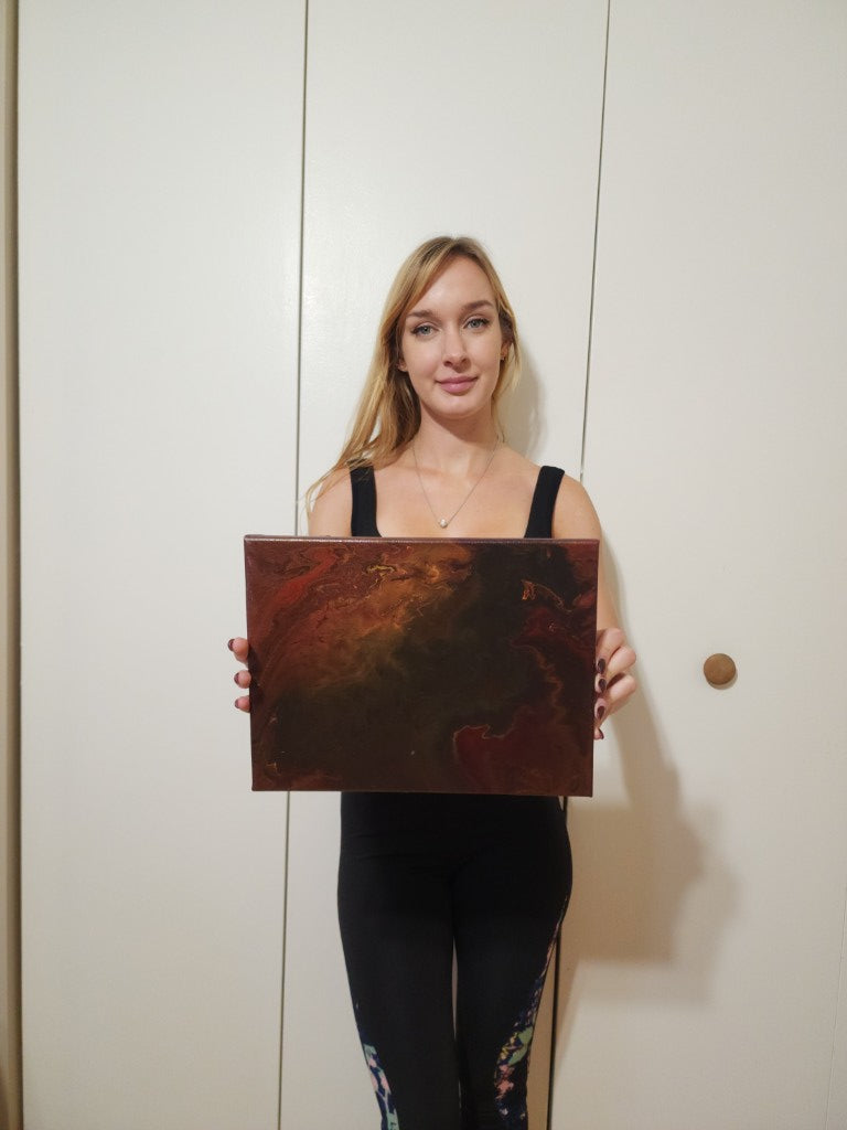 "Lava Flow #5" Original Painting
