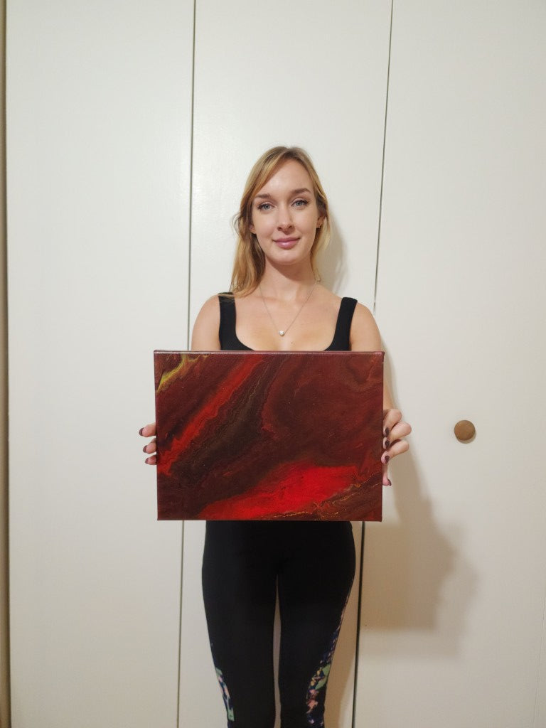 "Lava Flow #6" Original Painting