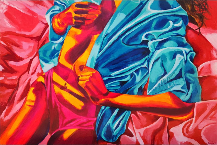 "Sunrise Muse" Originalgemälde