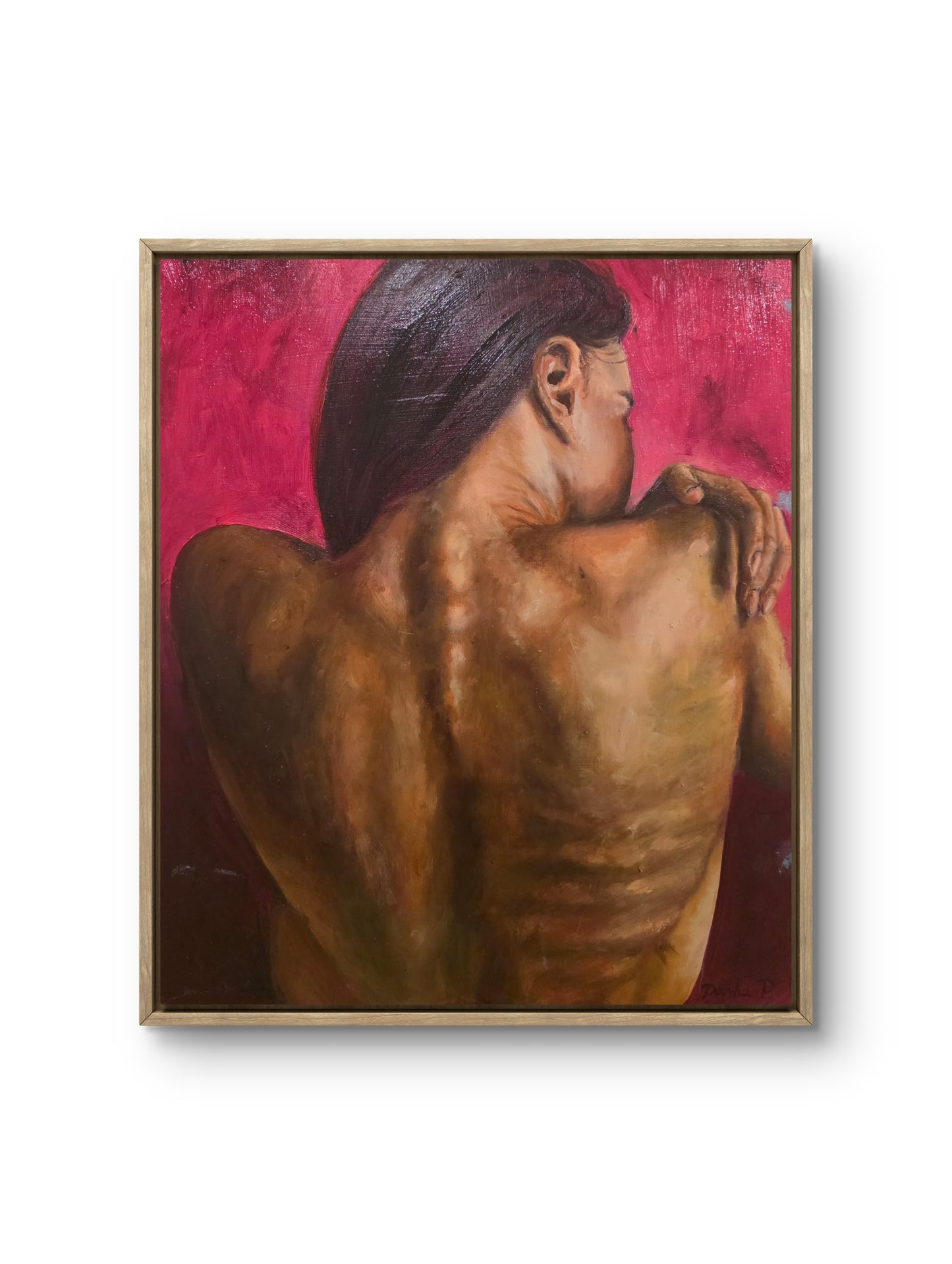 "Holding Myself" Original Painting