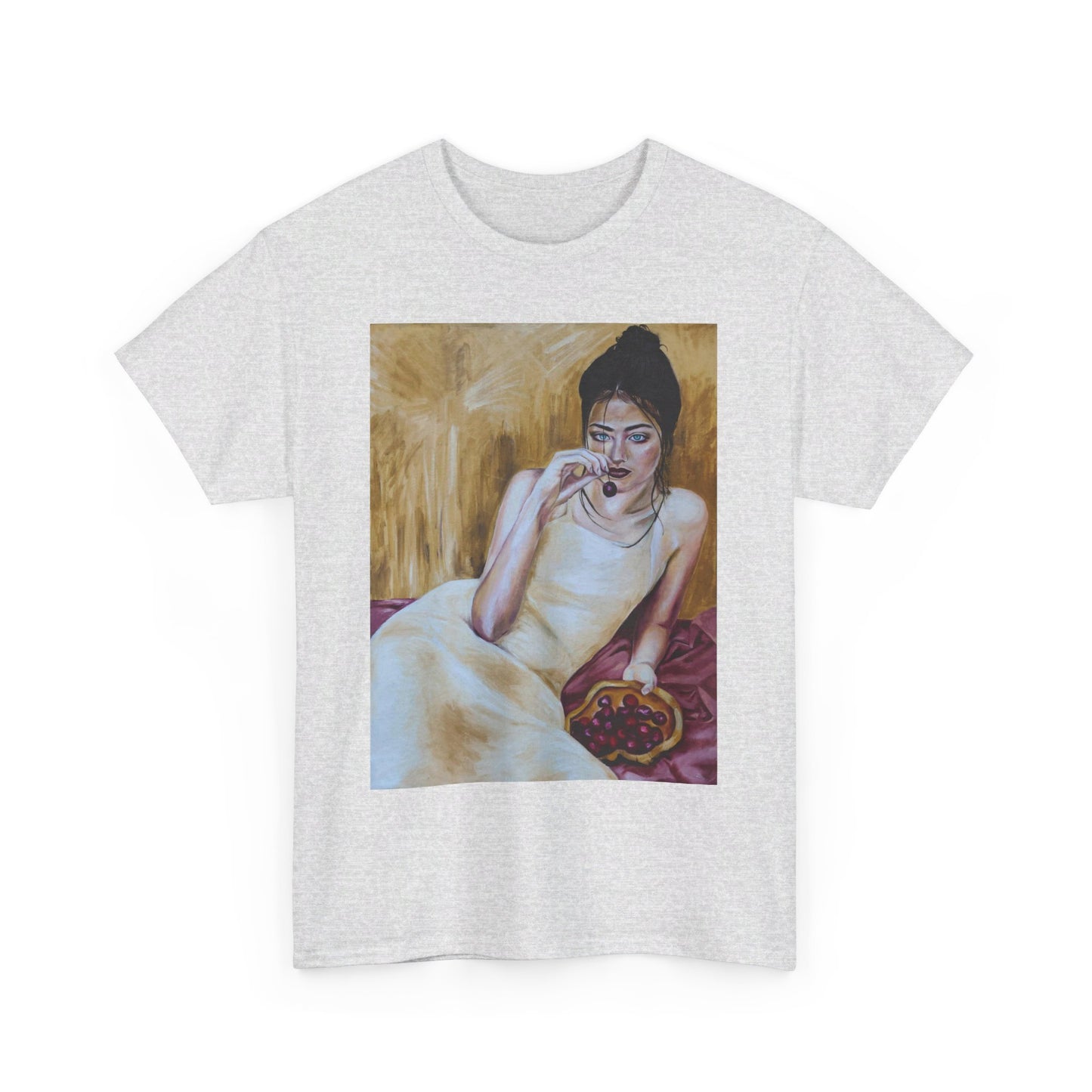 "Basket of Cherries" Unisex Heavy Cotton Tee