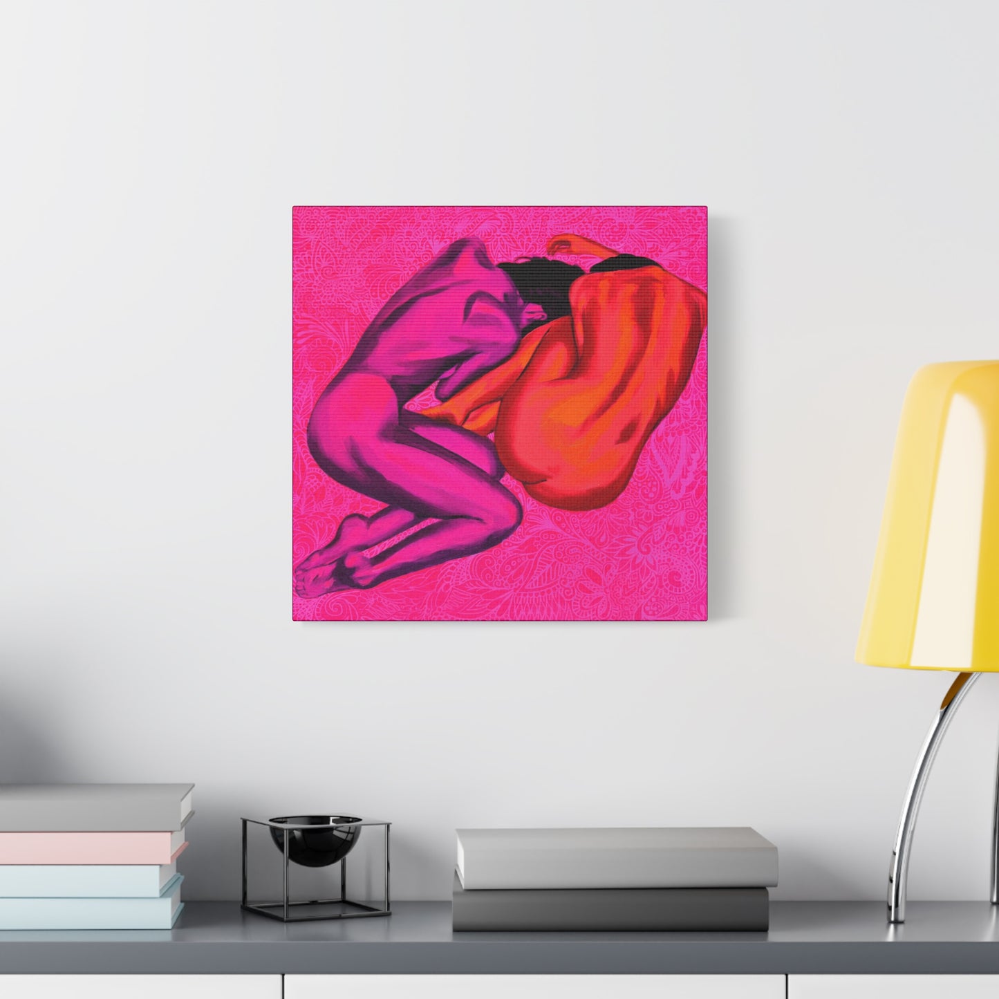 "Yin Yang" - Stretched Canvas Print Wall Art