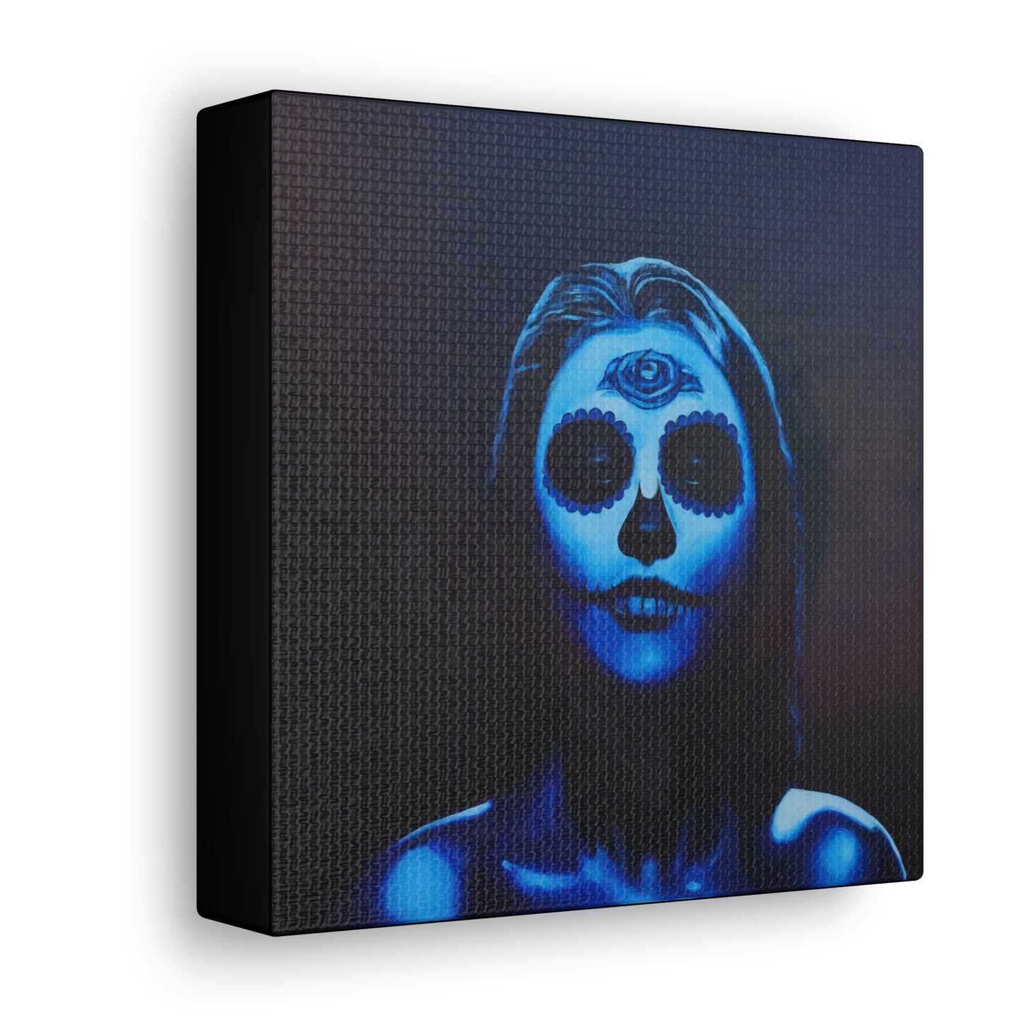 "Blue Catrina" Canvas Print