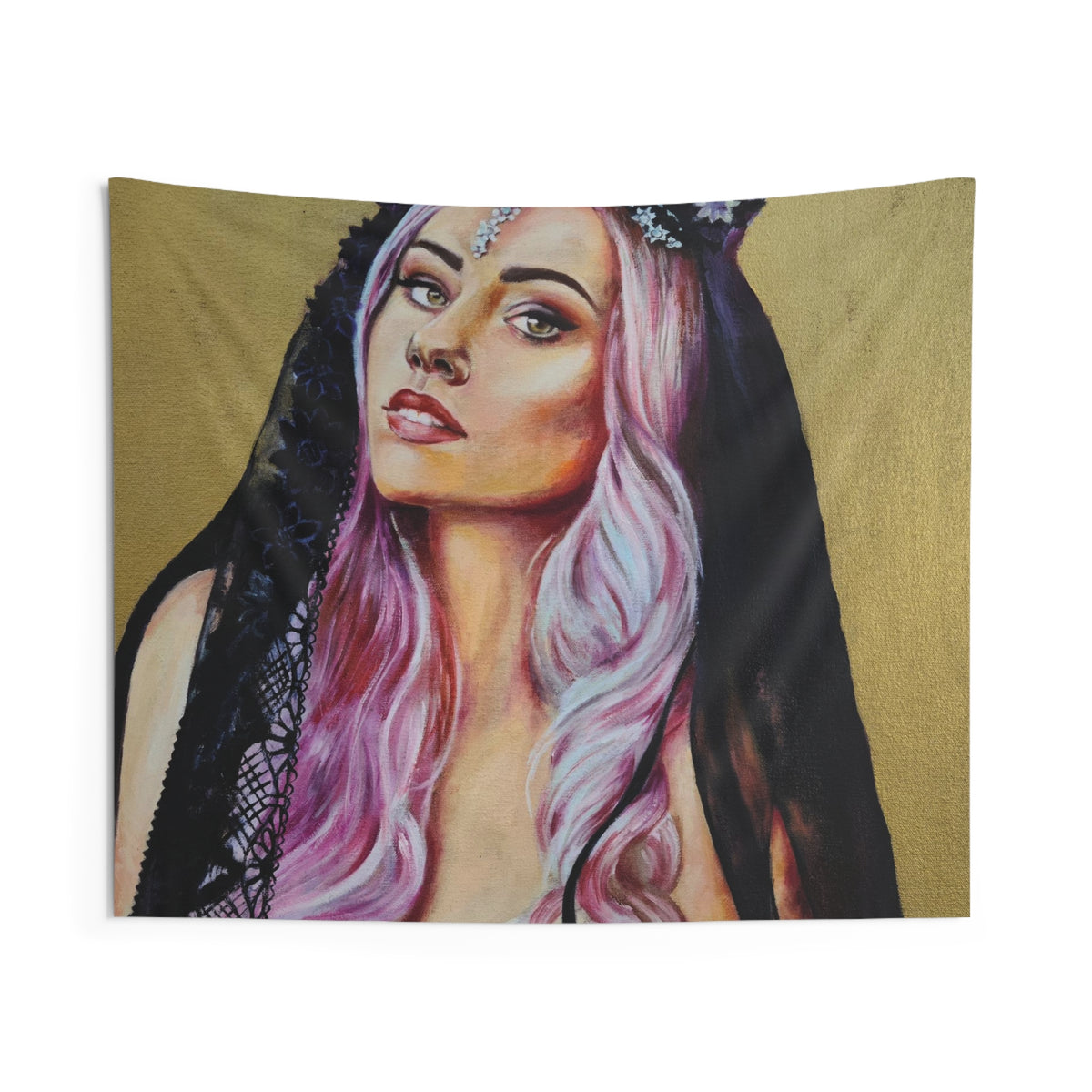 "Flower Crown" Tapestry