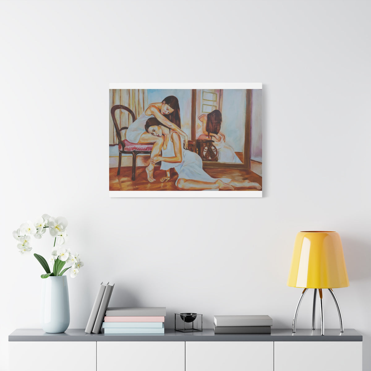 Divulgence" - Stretched Canvas Print Wall Art canvas art print mockup view 28