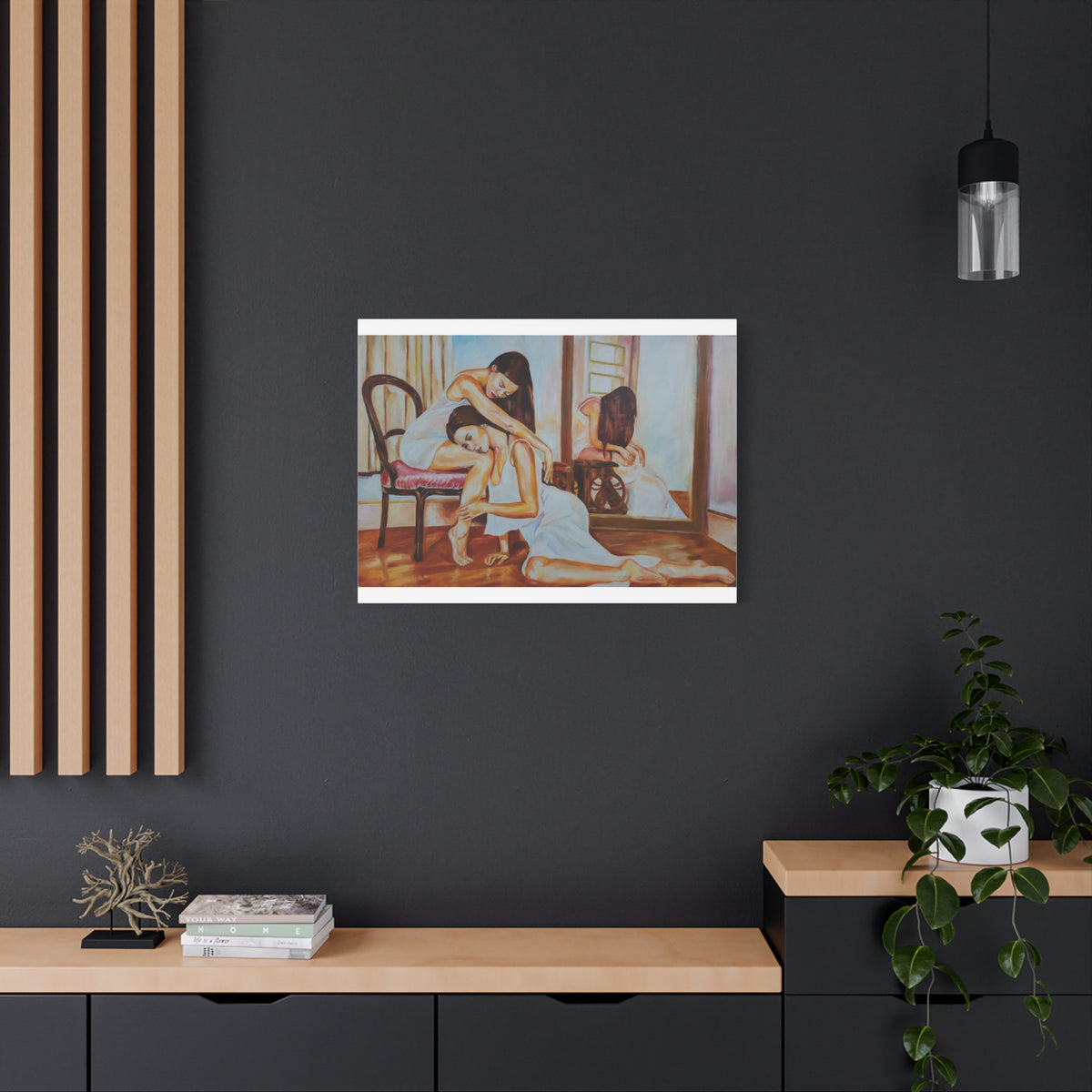 Divulgence" - Stretched Canvas Print Wall Art canvas art print mockup view 29