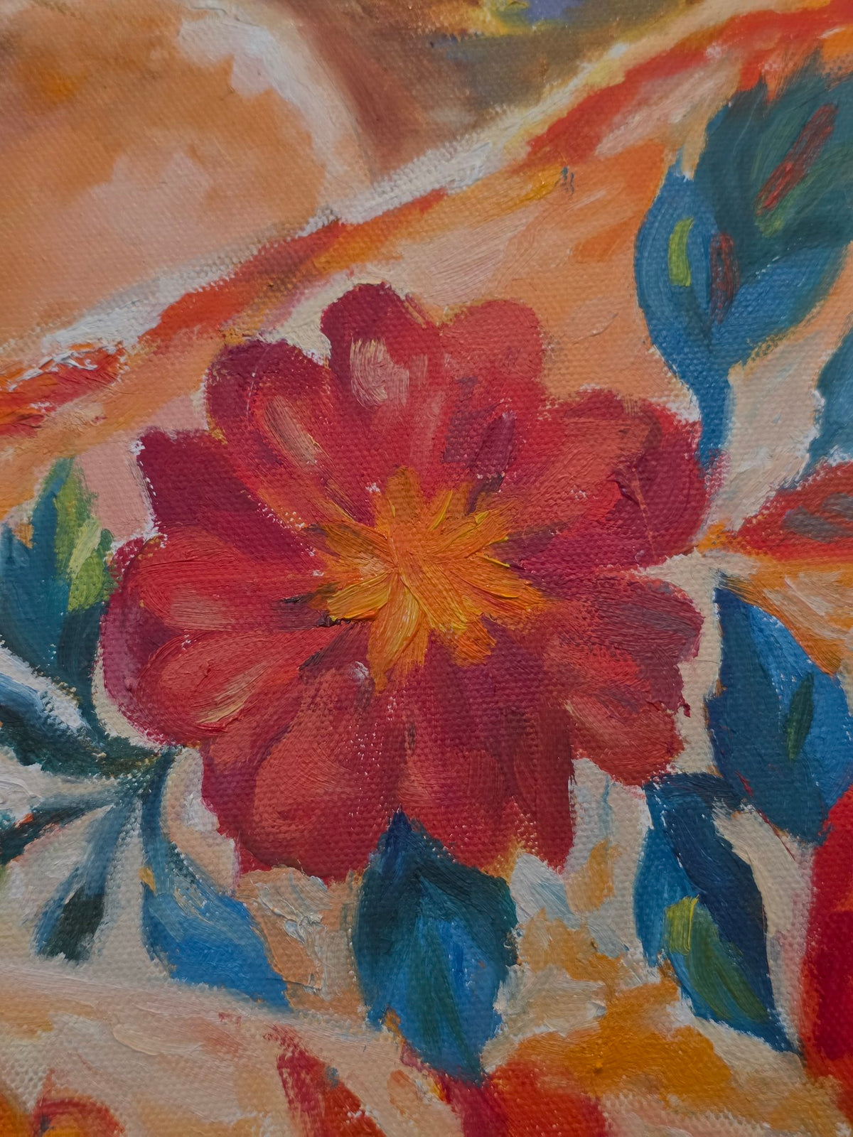 "Three Homes, One Heart" Original Painting