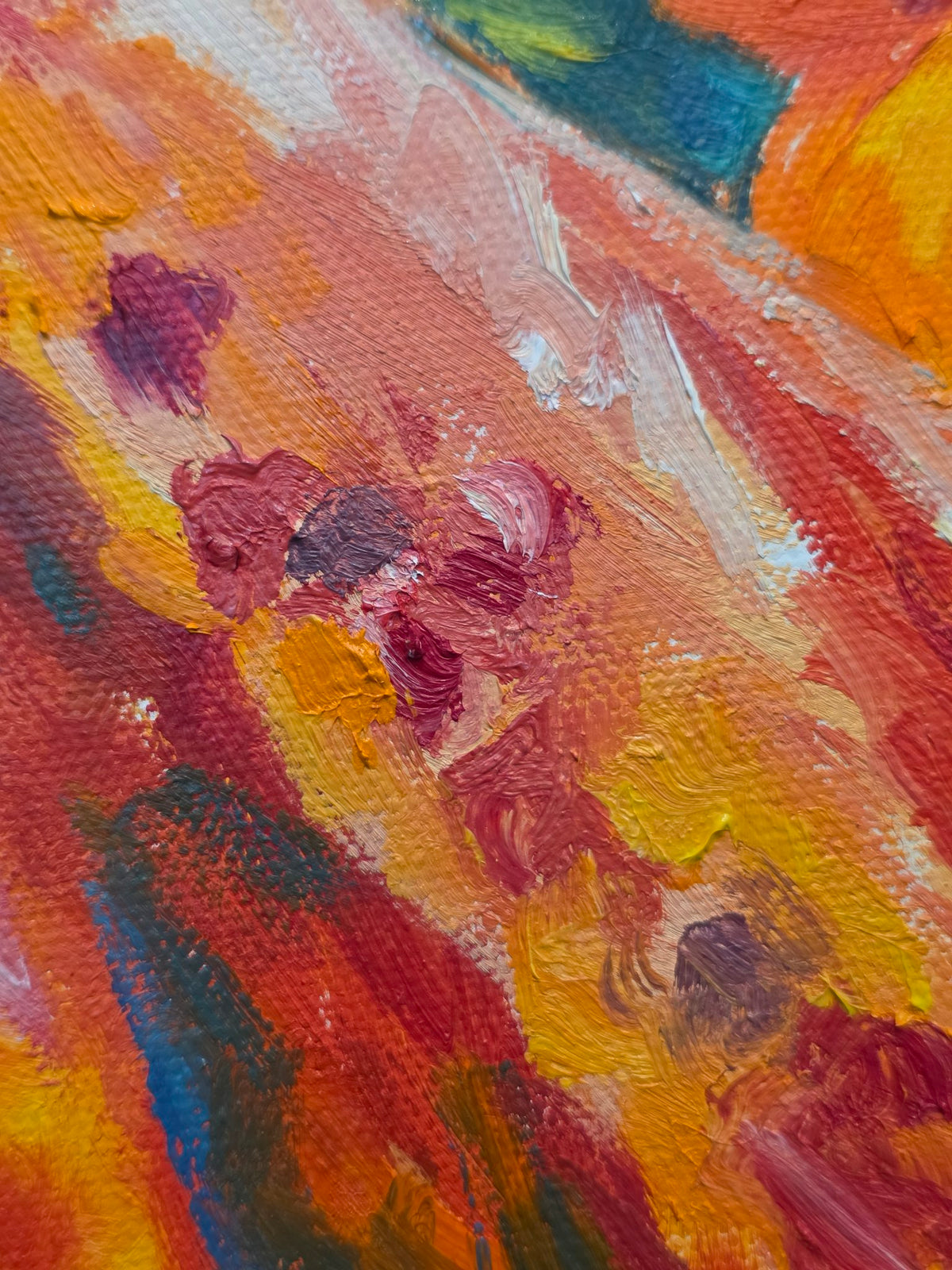 "Three Homes, One Heart" Original Painting