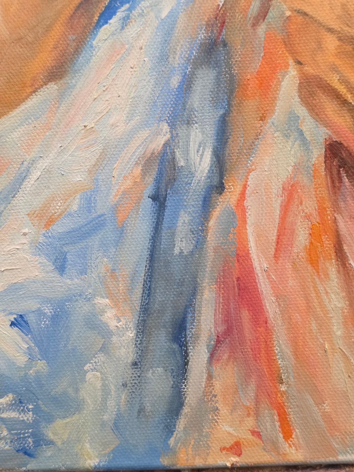 "Three Homes, One Heart" Original Painting